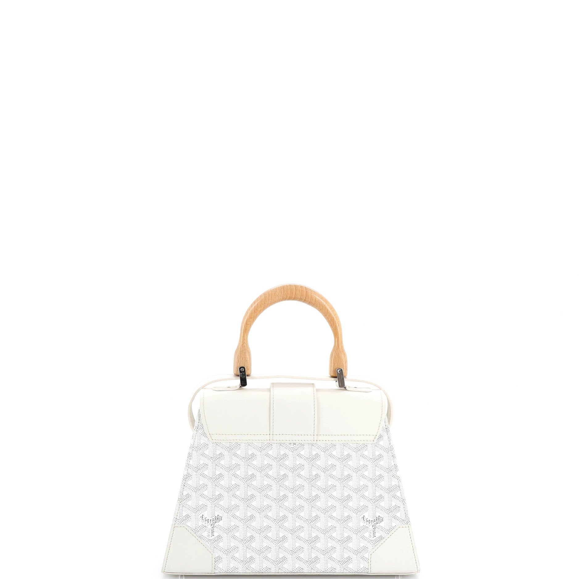 Saigon Top Handle Bag Coated Canvas with Leather PM