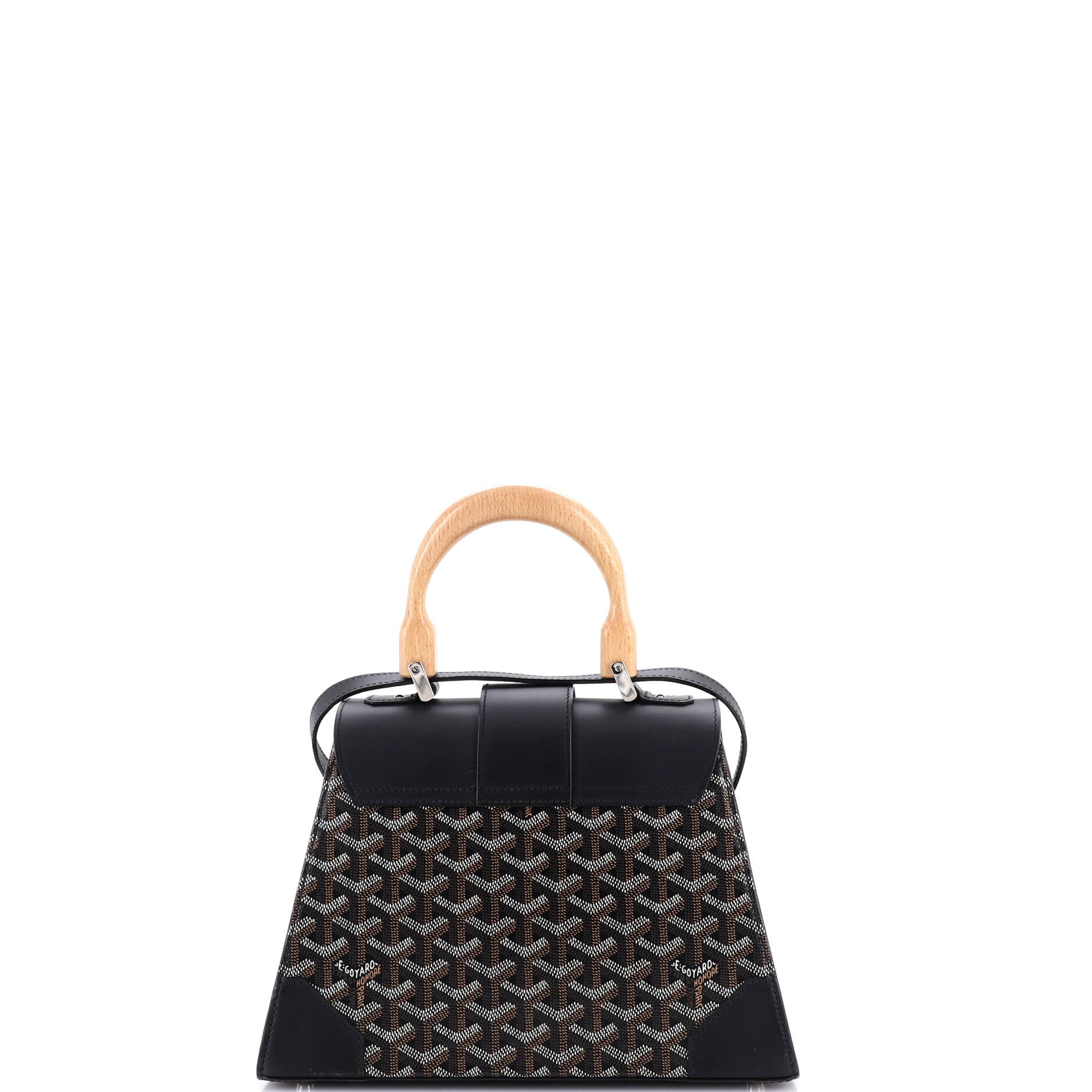 Saigon Top Handle Bag Coated Canvas with Leather PM