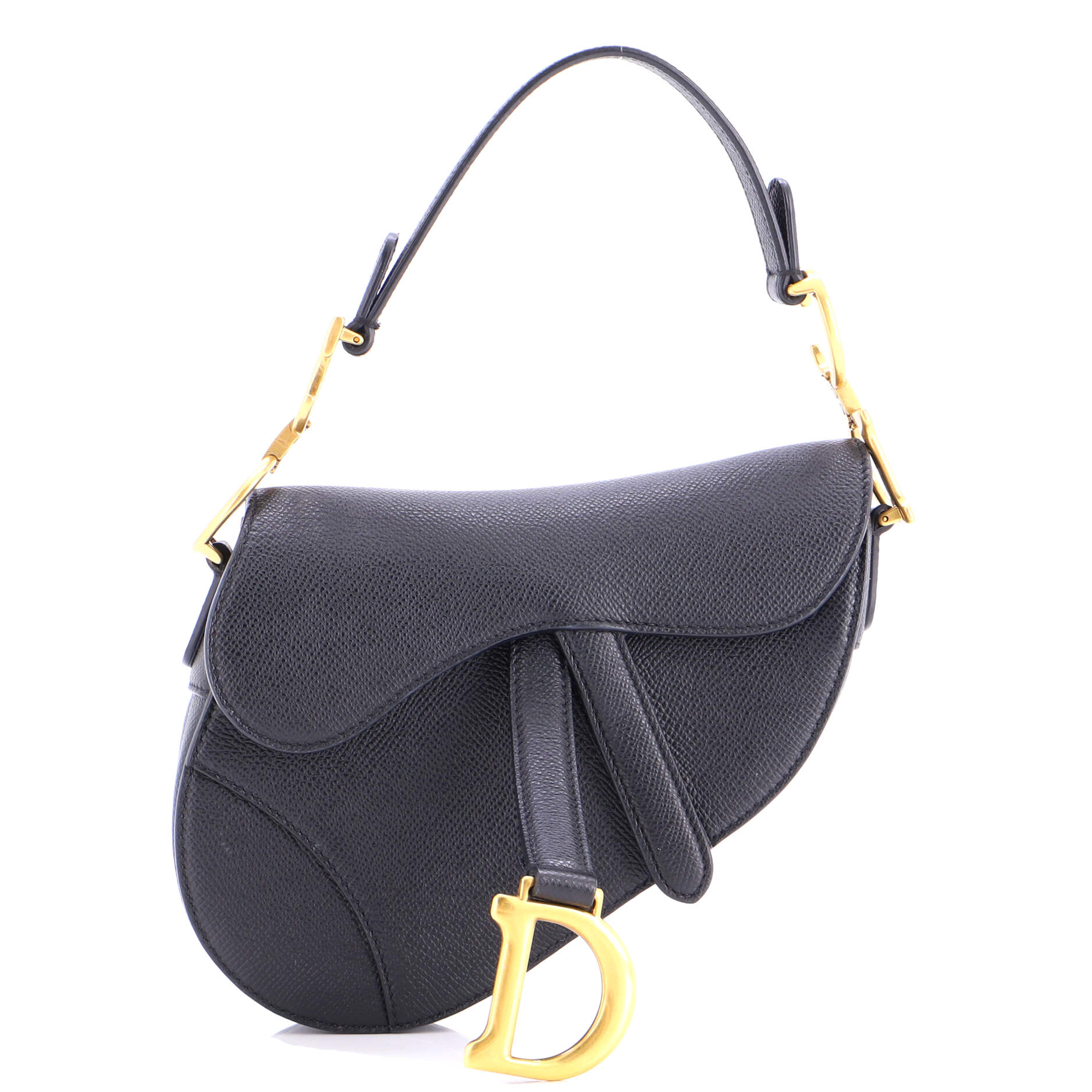 Saddle Handbag Leather Mini