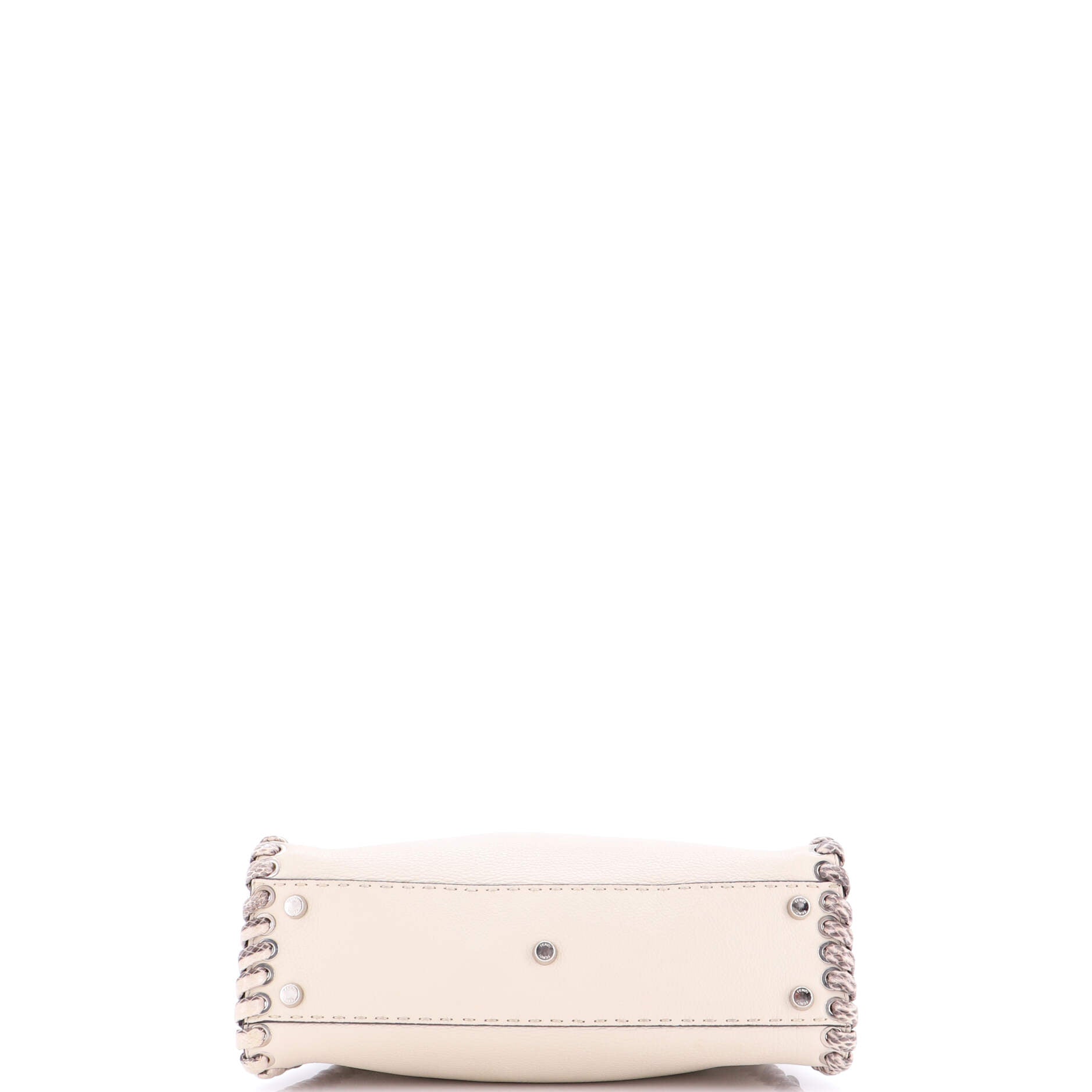 Peekaboo Bag Leather with Python Whipstitch Regular
