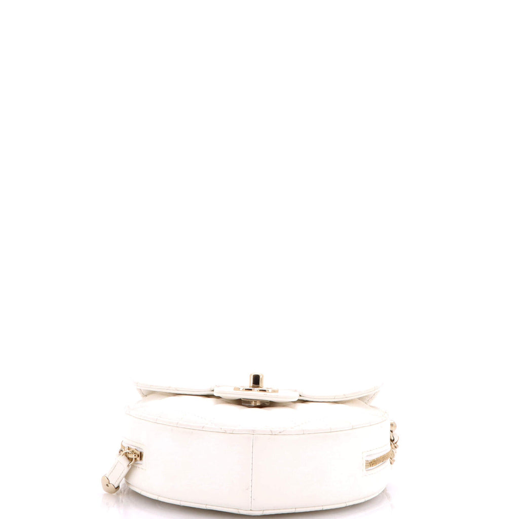 CC in Love Heart Bag Quilted Lambskin