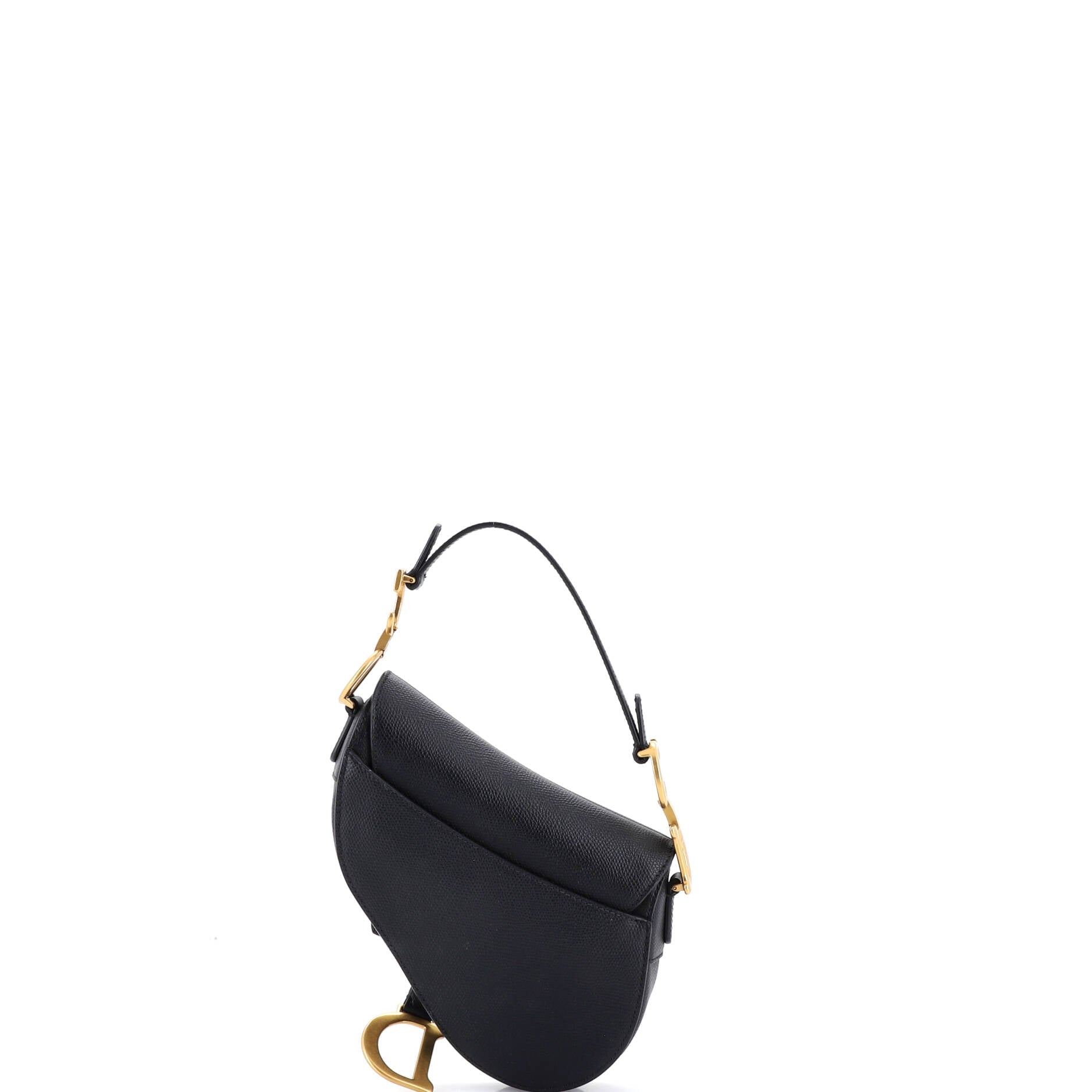 Saddle Handbag Leather Mini