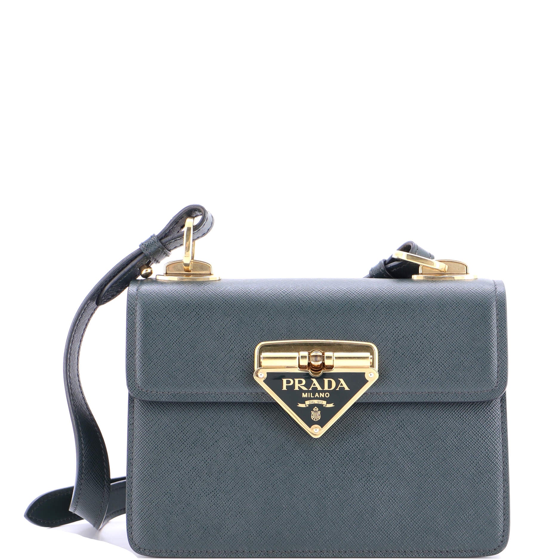 Symbole Flap Bag Saffiano Leather Small