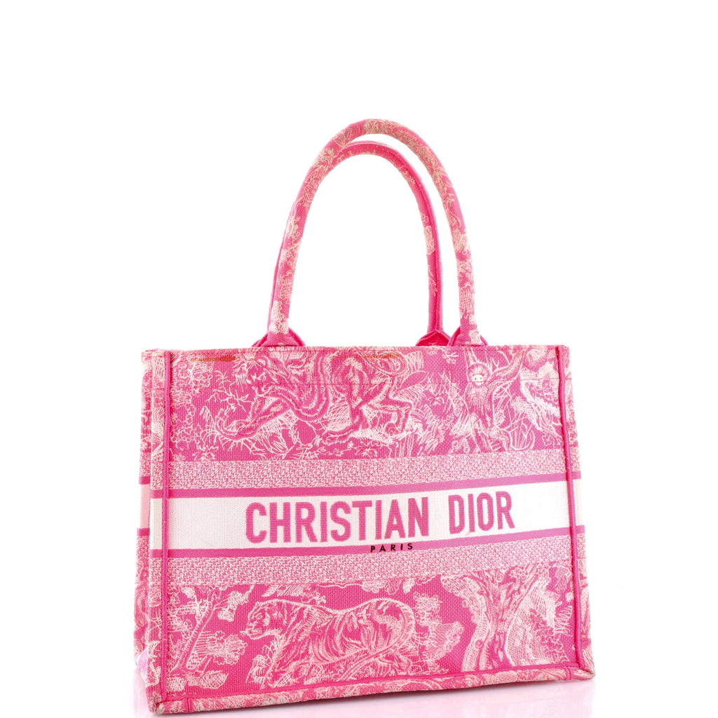 Book Tote Embroidered Canvas Medium