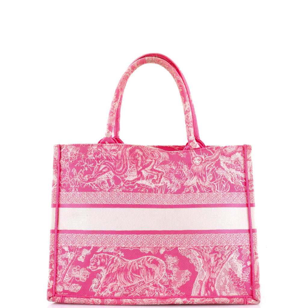 Book Tote Embroidered Canvas Medium