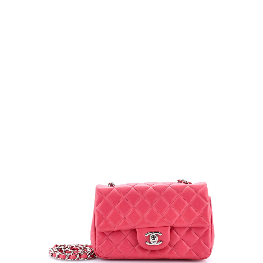 Classic Single Flap Bag Quilted Lambskin Mini
