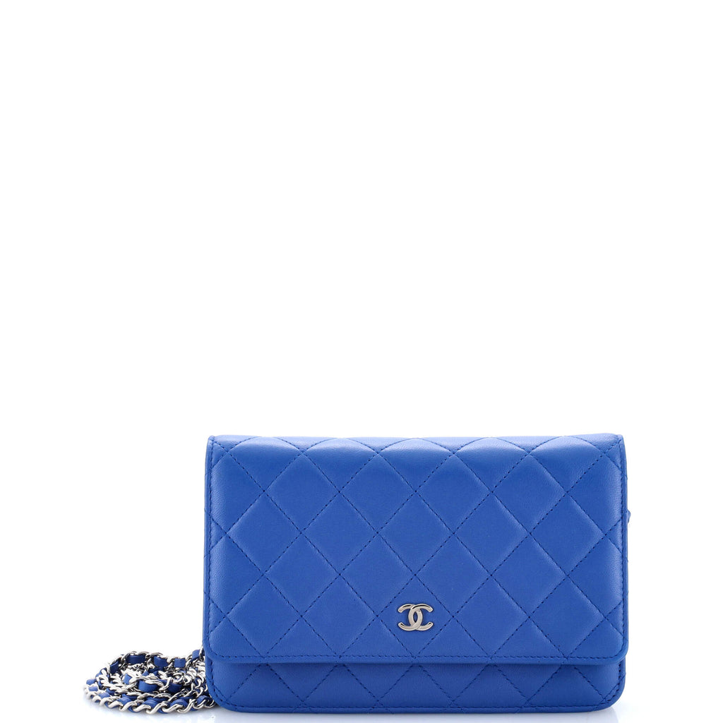 Wallet on Chain Quilted Lambskin