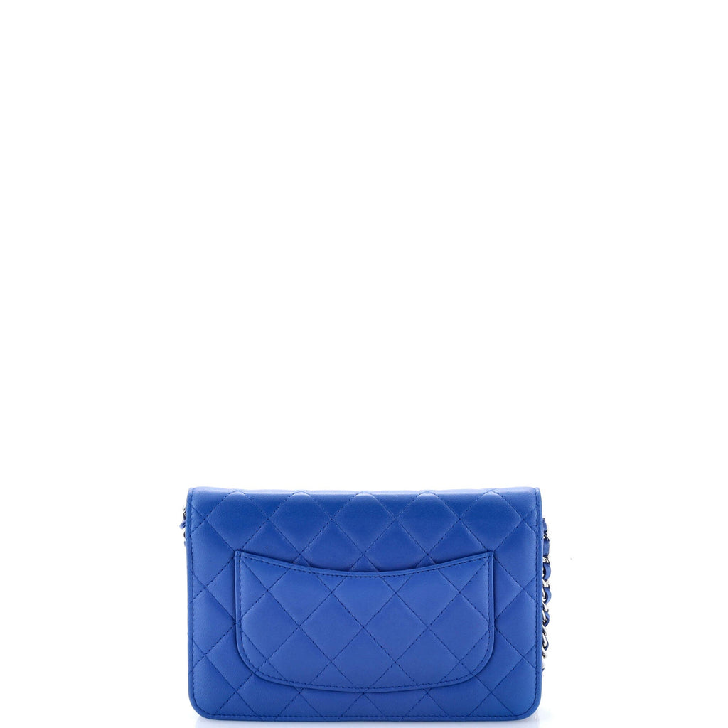 Wallet on Chain Quilted Lambskin
