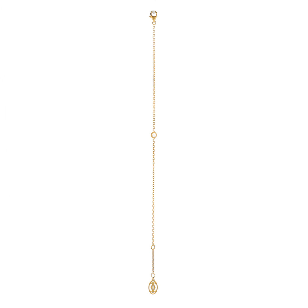 D'Amour Bracelet 18K Yellow Gold and Diamond Small