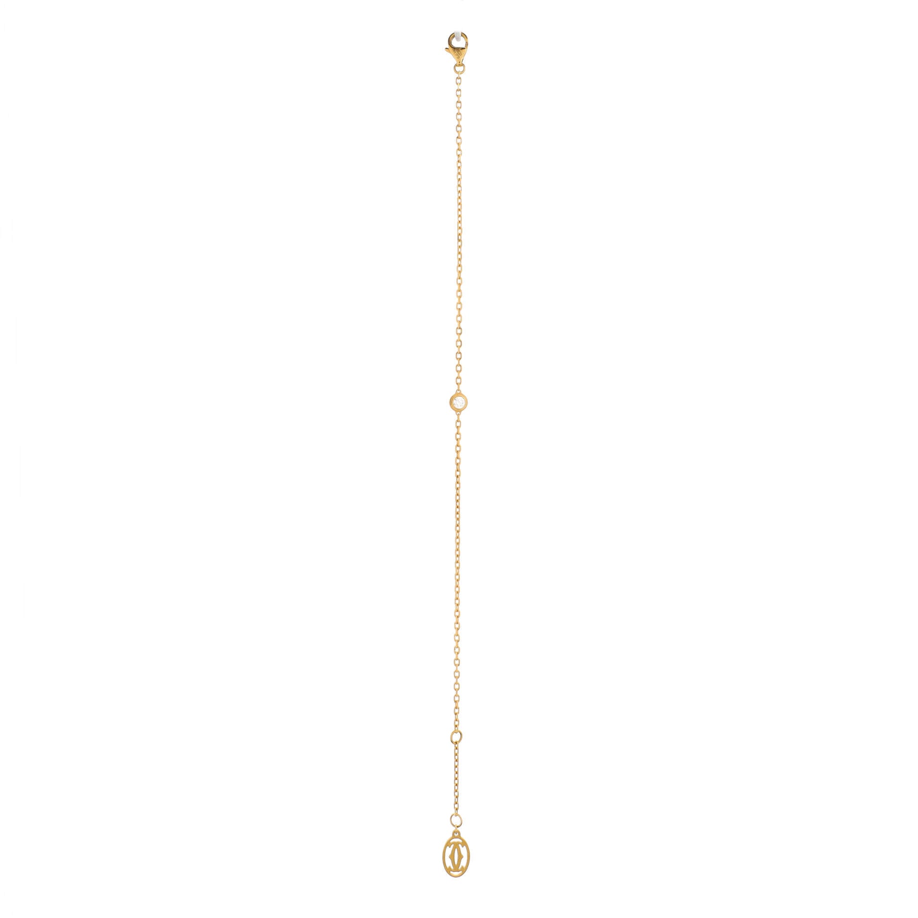 D'Amour Bracelet 18K Yellow Gold and Diamond Small