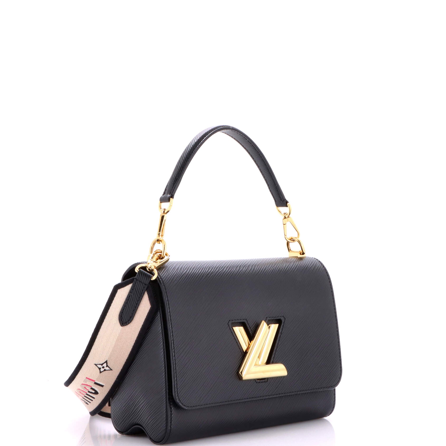 Twist Strap Top Handle Bag Epi Leather MM