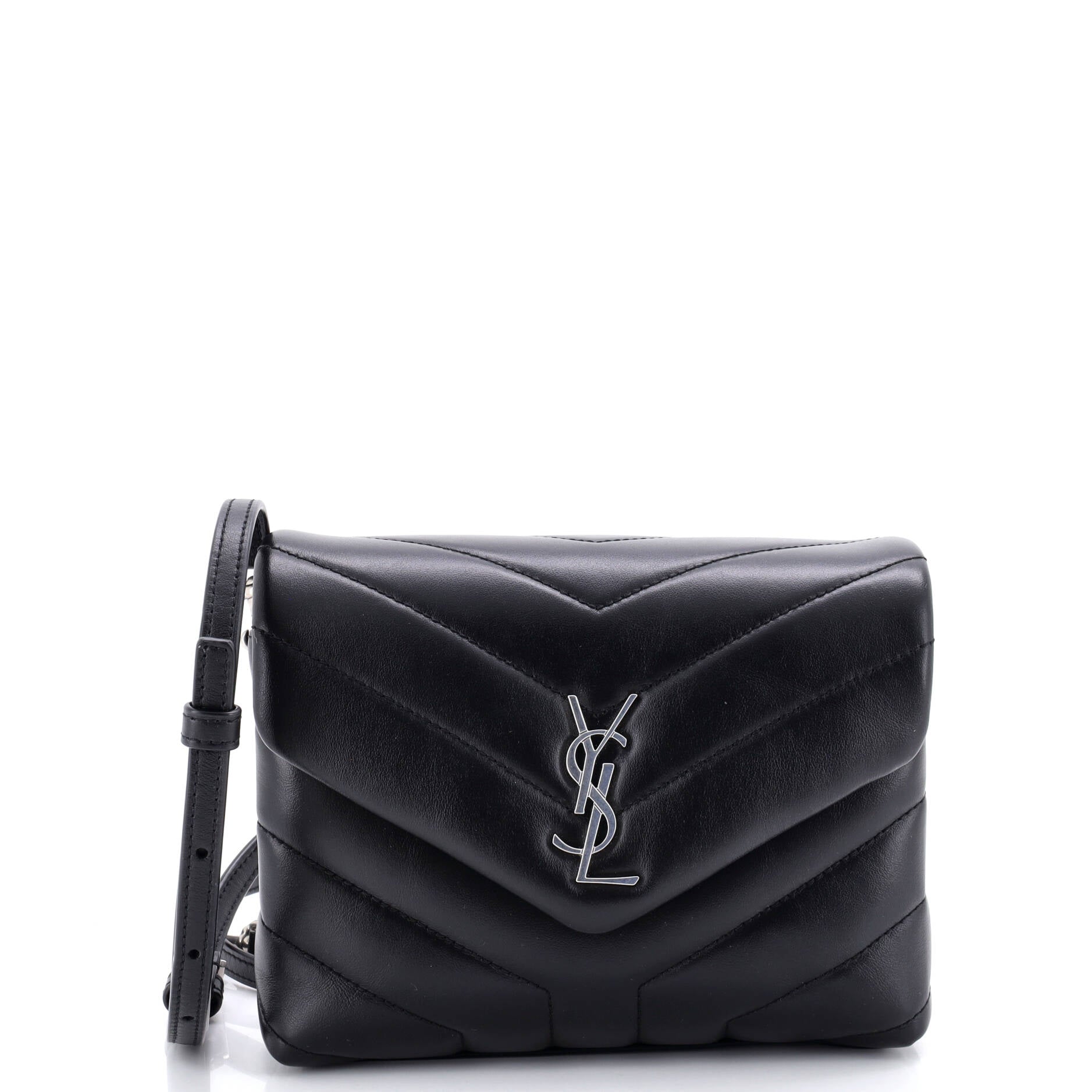Loulou Shoulder Bag Matelasse Chevron Leather Toy