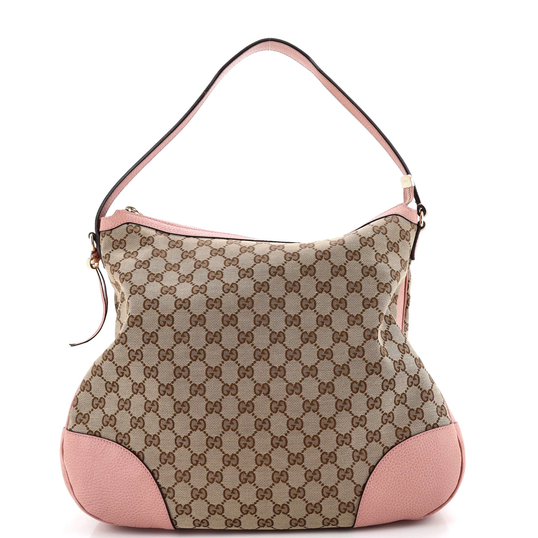 Bree Hobo GG Canvas with Leather Large