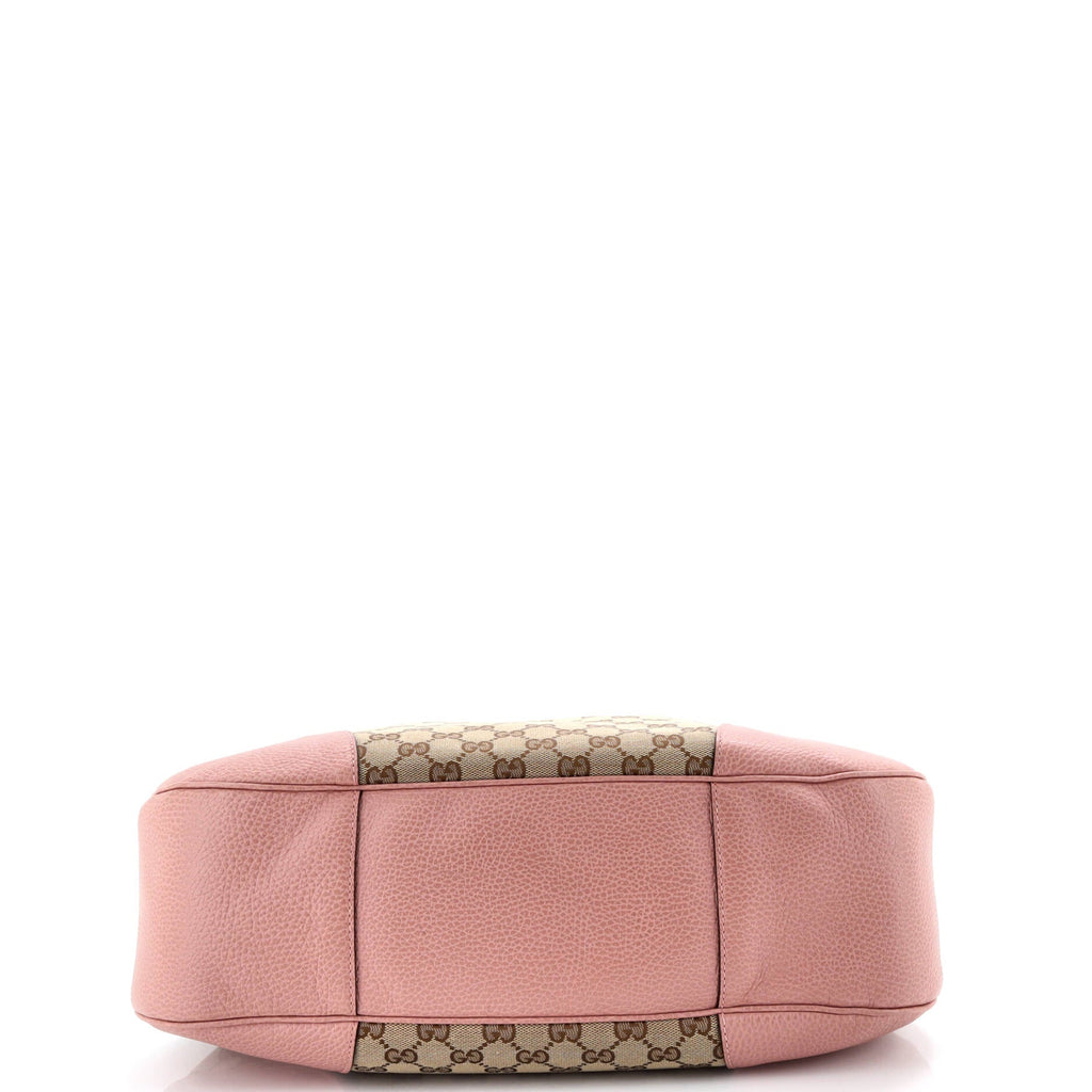 Bree Hobo GG Canvas with Leather Large