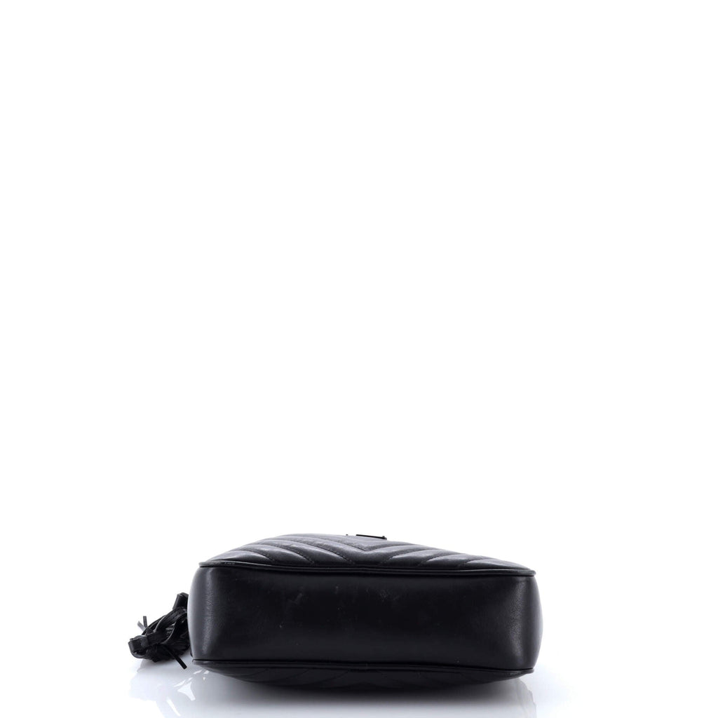 Lou Camera Bag Matelasse Chevron Leather Small