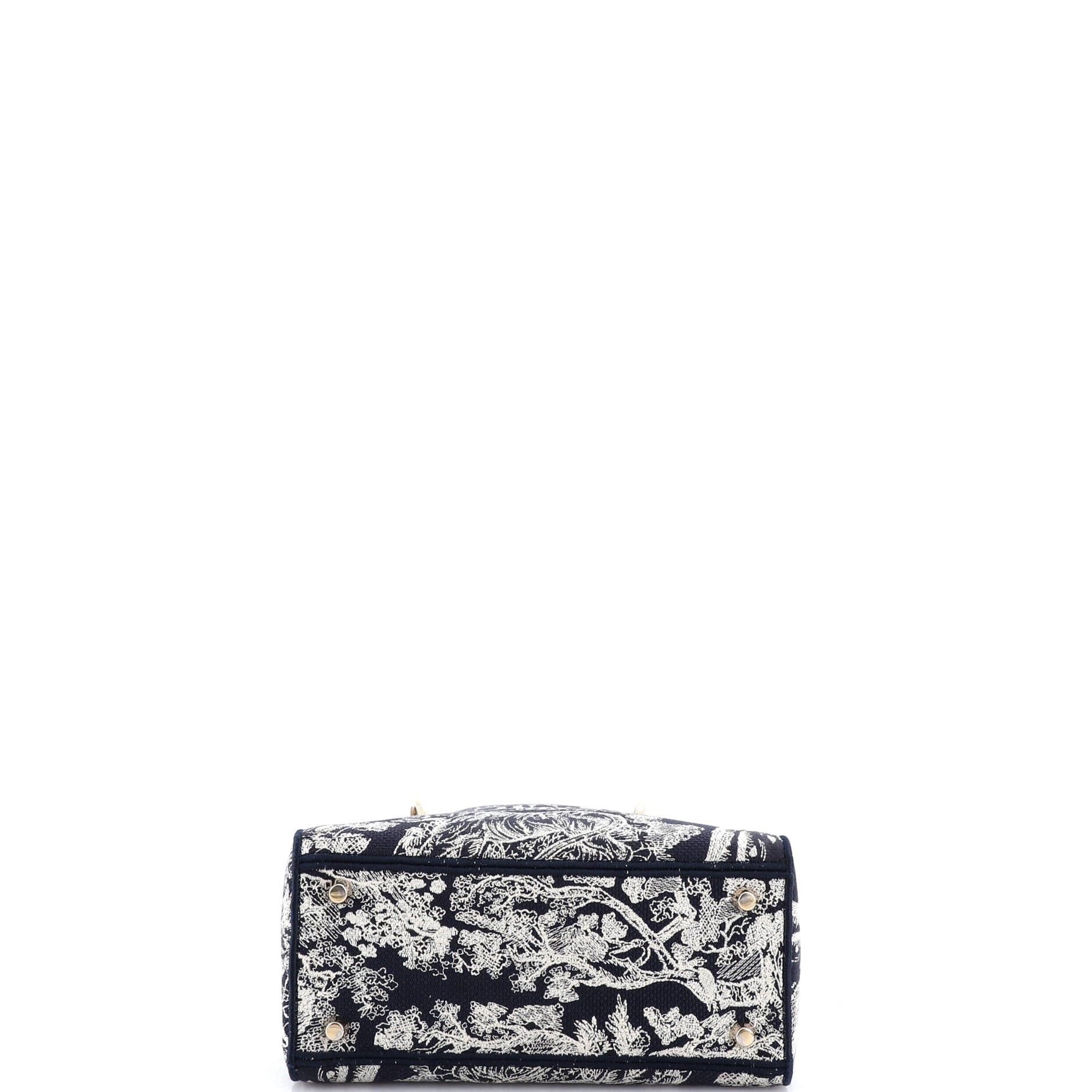 Lady D-Lite Bag Embroidered Canvas Medium