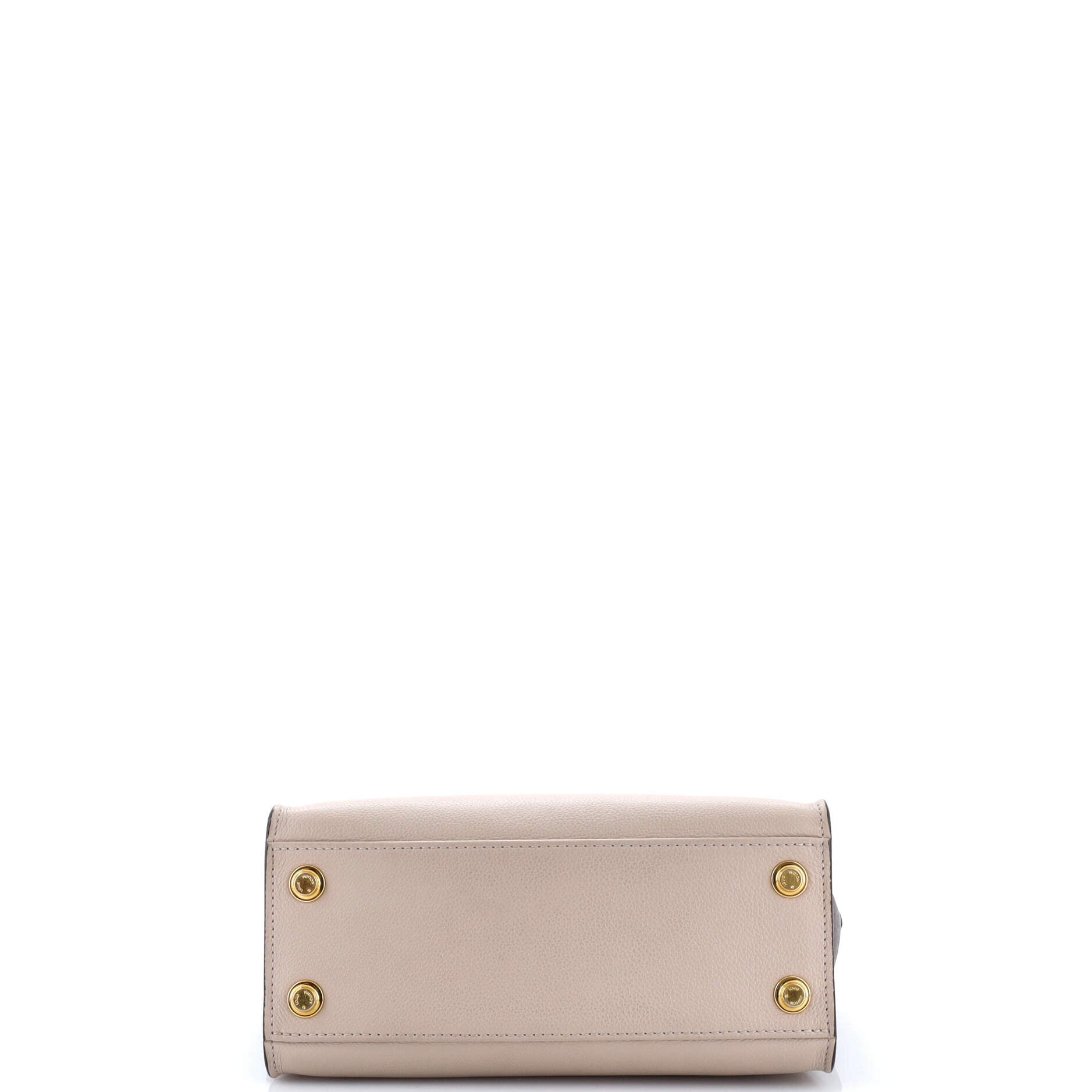 On My Side Tote Leather with Monogram Canvas PM