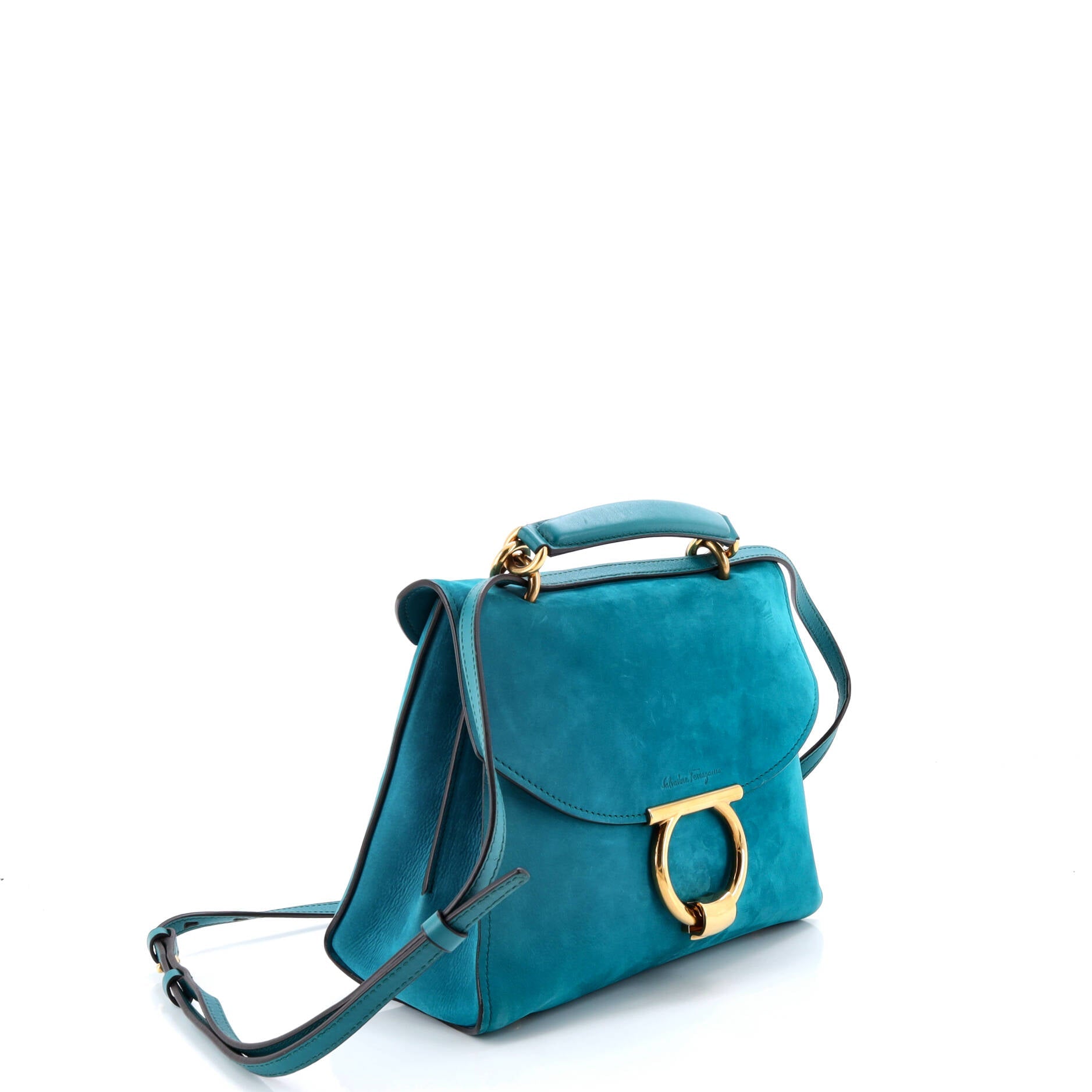 Margot Satchel Suede Large