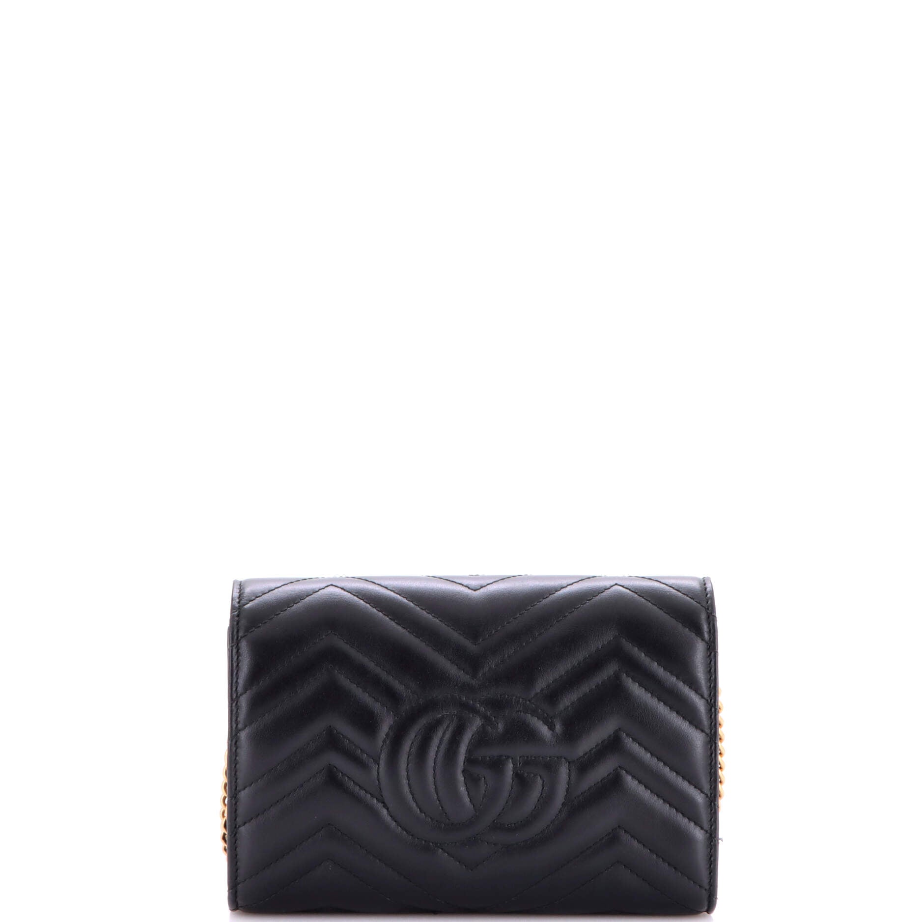 GG Marmont Chain Wallet Matelasse Leather Mini