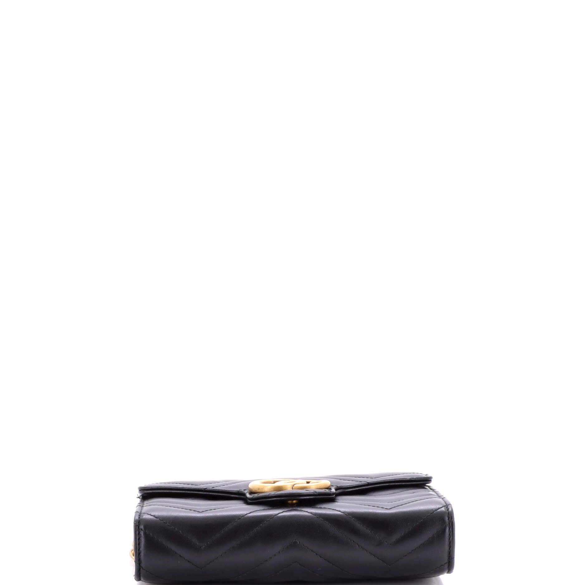 GG Marmont Chain Wallet Matelasse Leather Mini