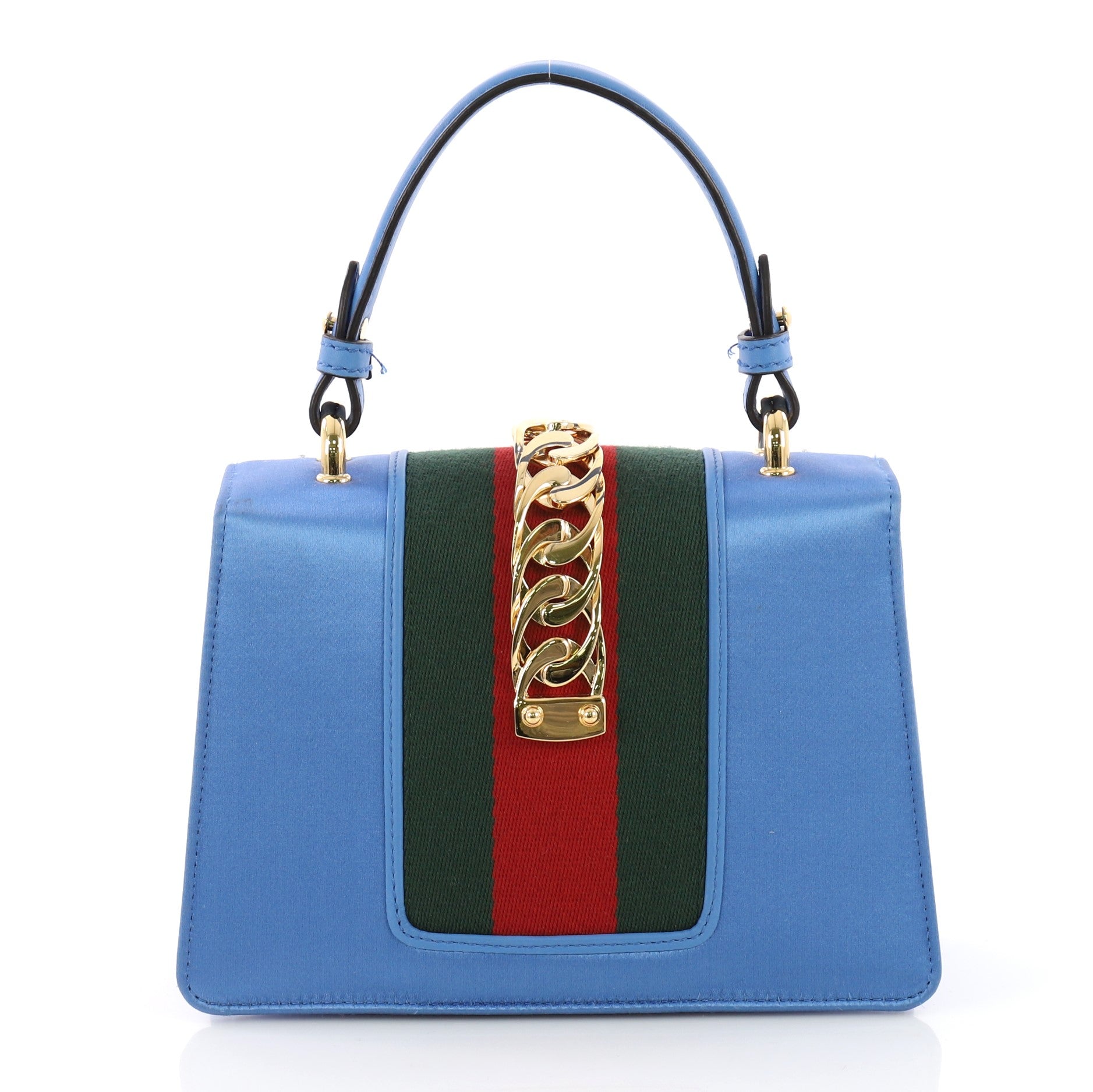 Sylvie Top Handle Bag Crystal Embellished Satin Mini
