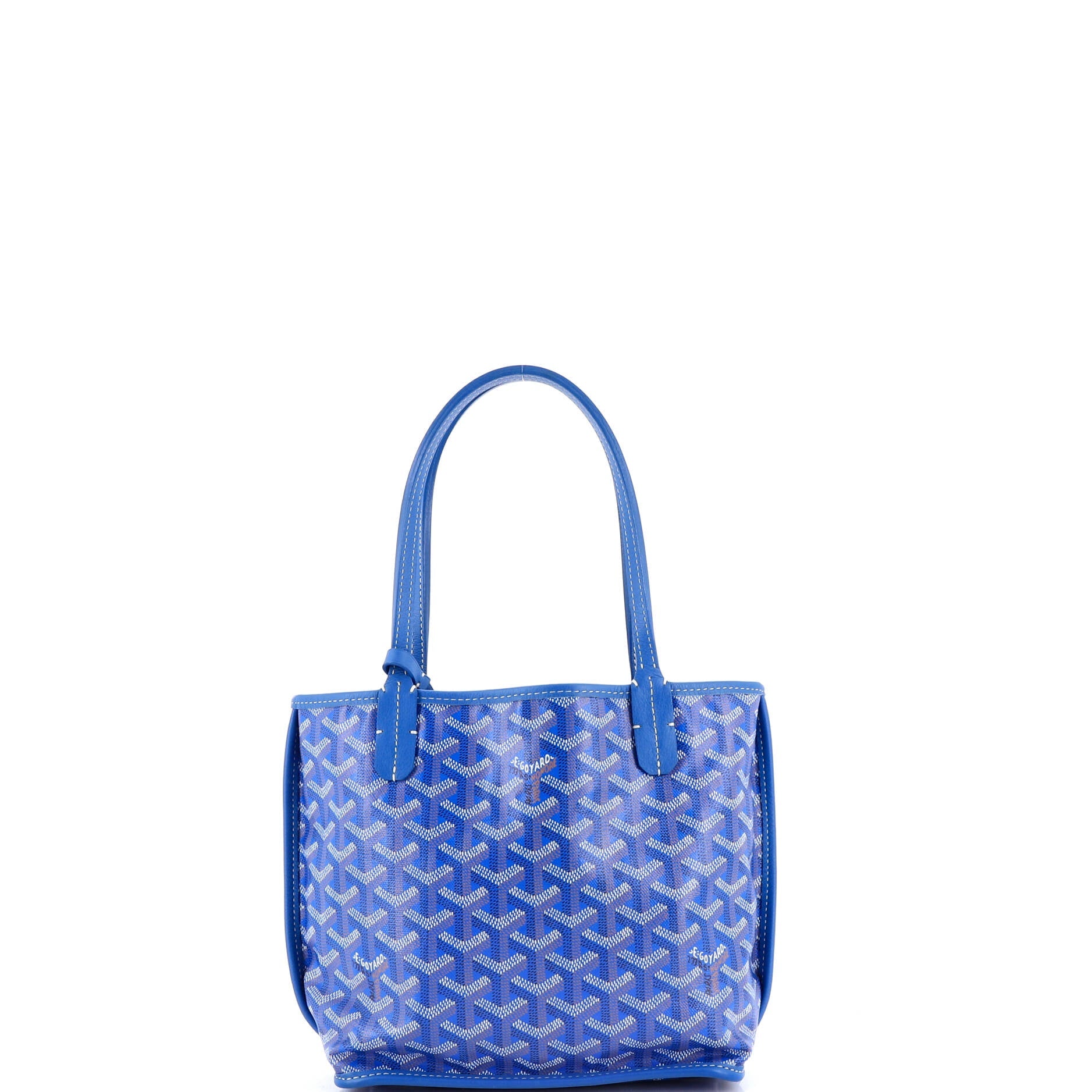 Anjou Reversible Tote Coated Canvas Mini