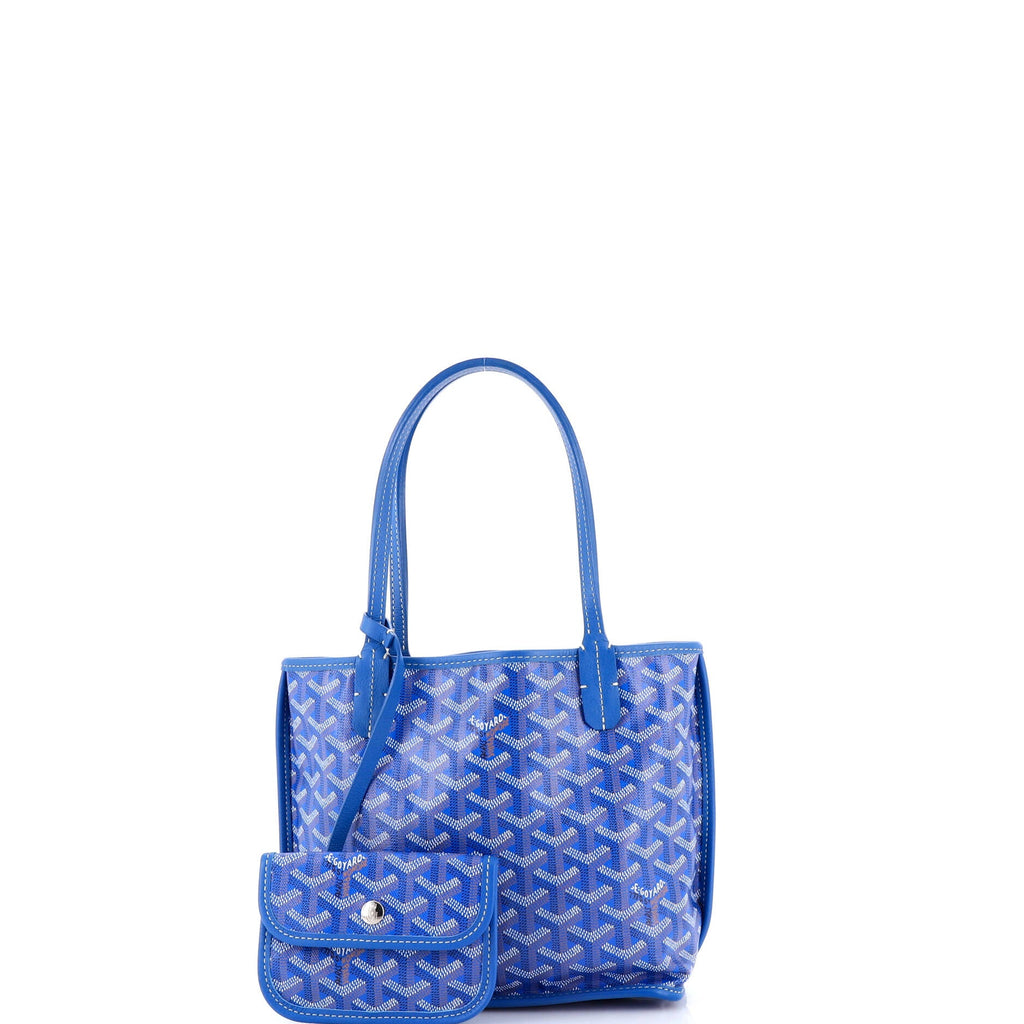 Anjou Reversible Tote Coated Canvas Mini