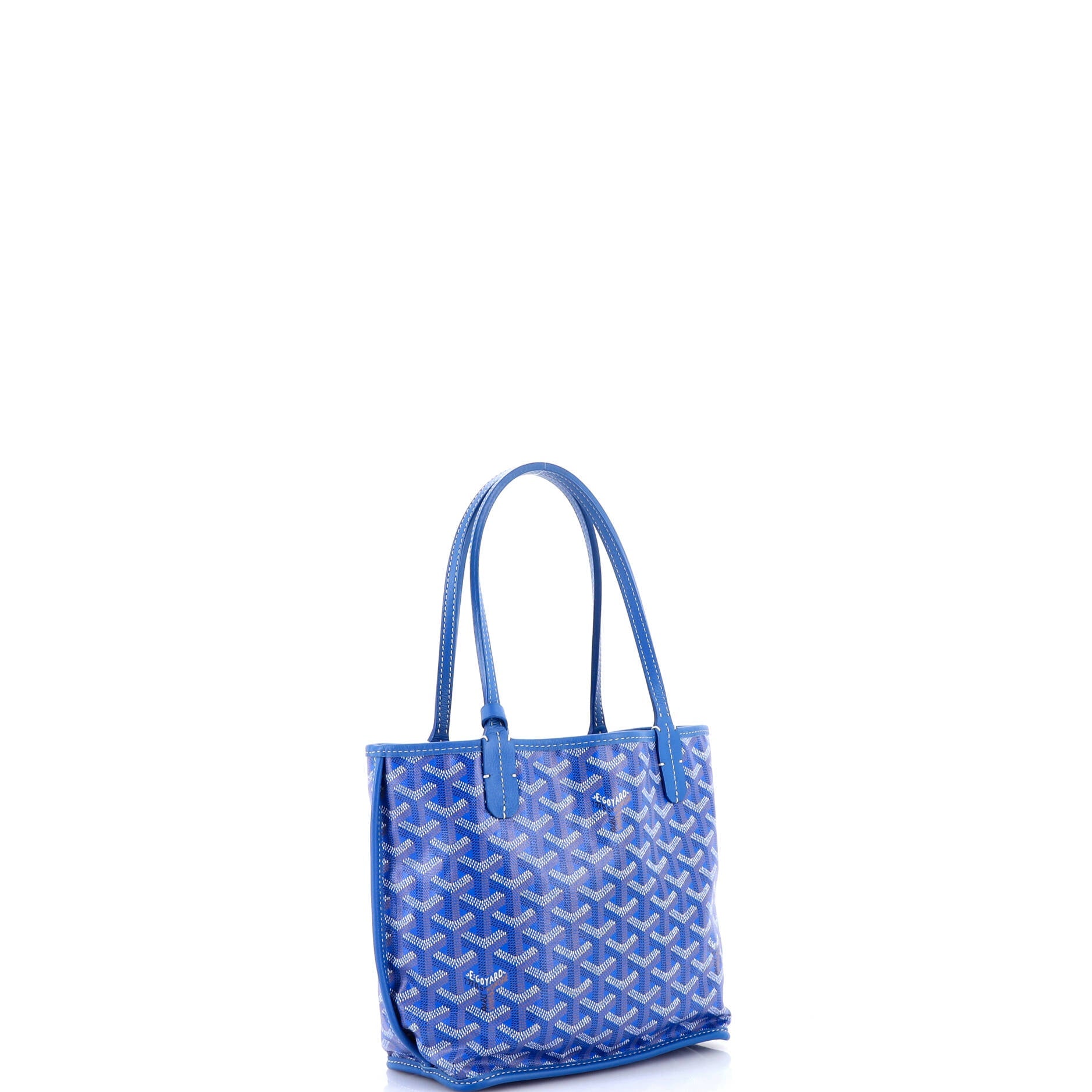 Anjou Reversible Tote Coated Canvas Mini