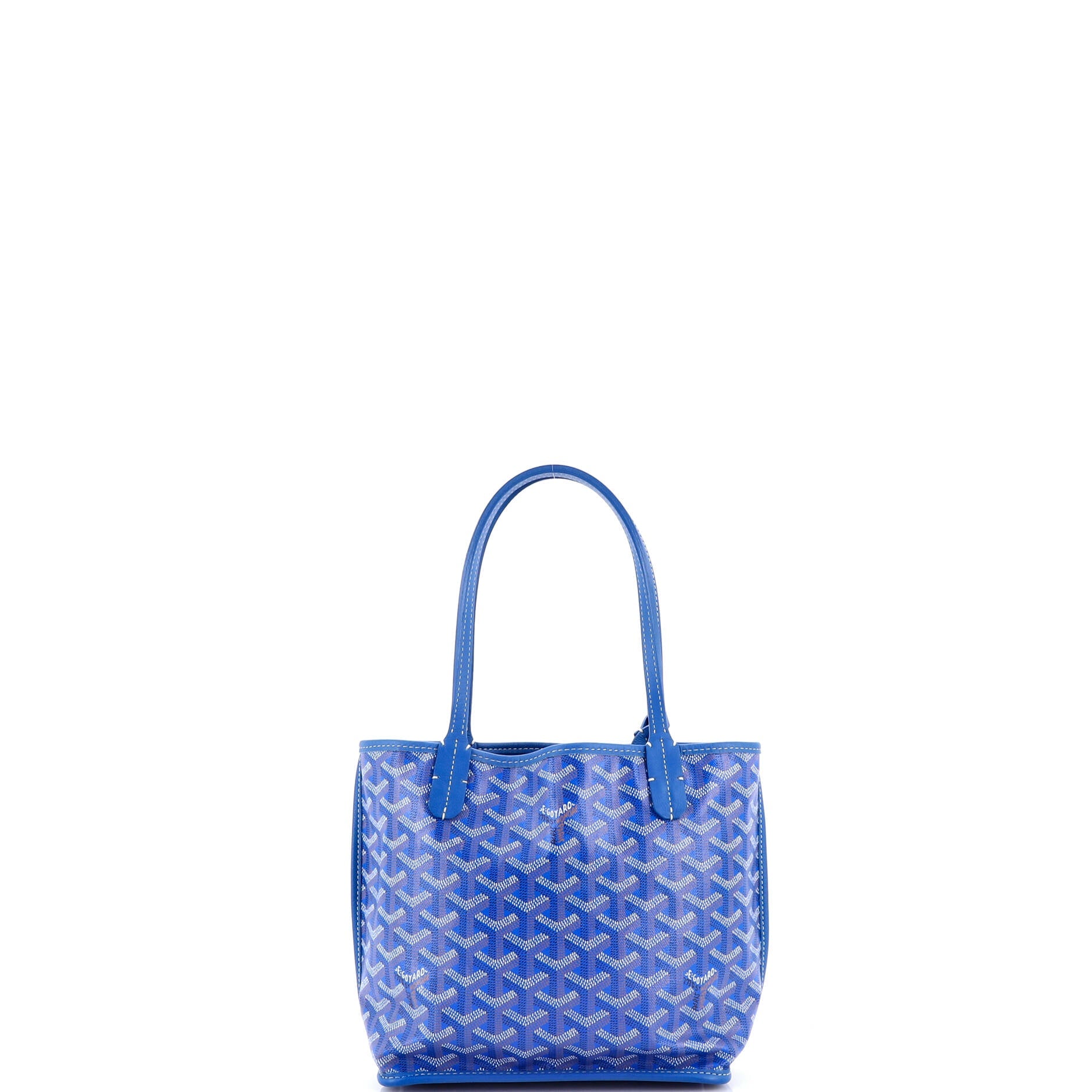 Anjou Reversible Tote Coated Canvas Mini
