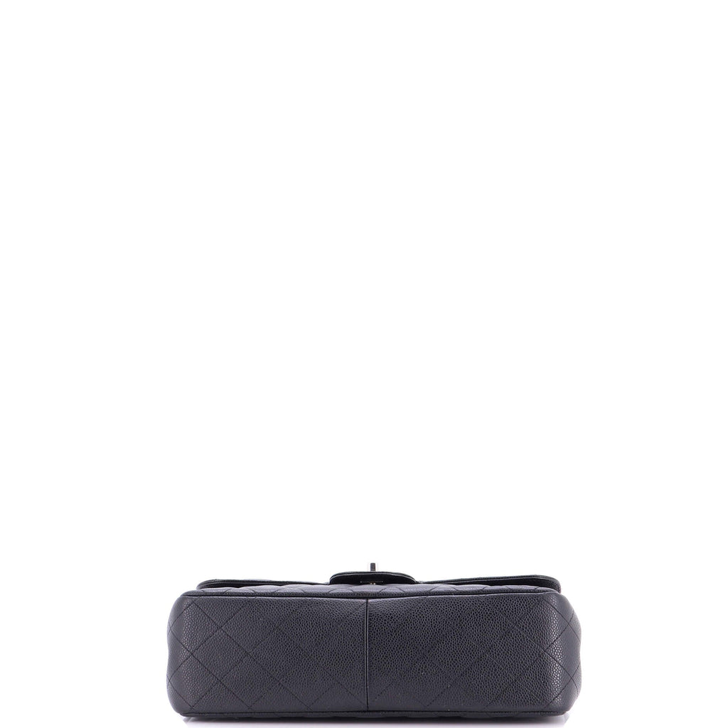 Classic Double Flap Bag Quilted Caviar Jumbo