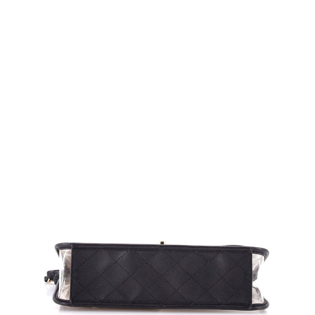 Sand By The Sea Pearl Flap Bag PVC with Lambskin Medium