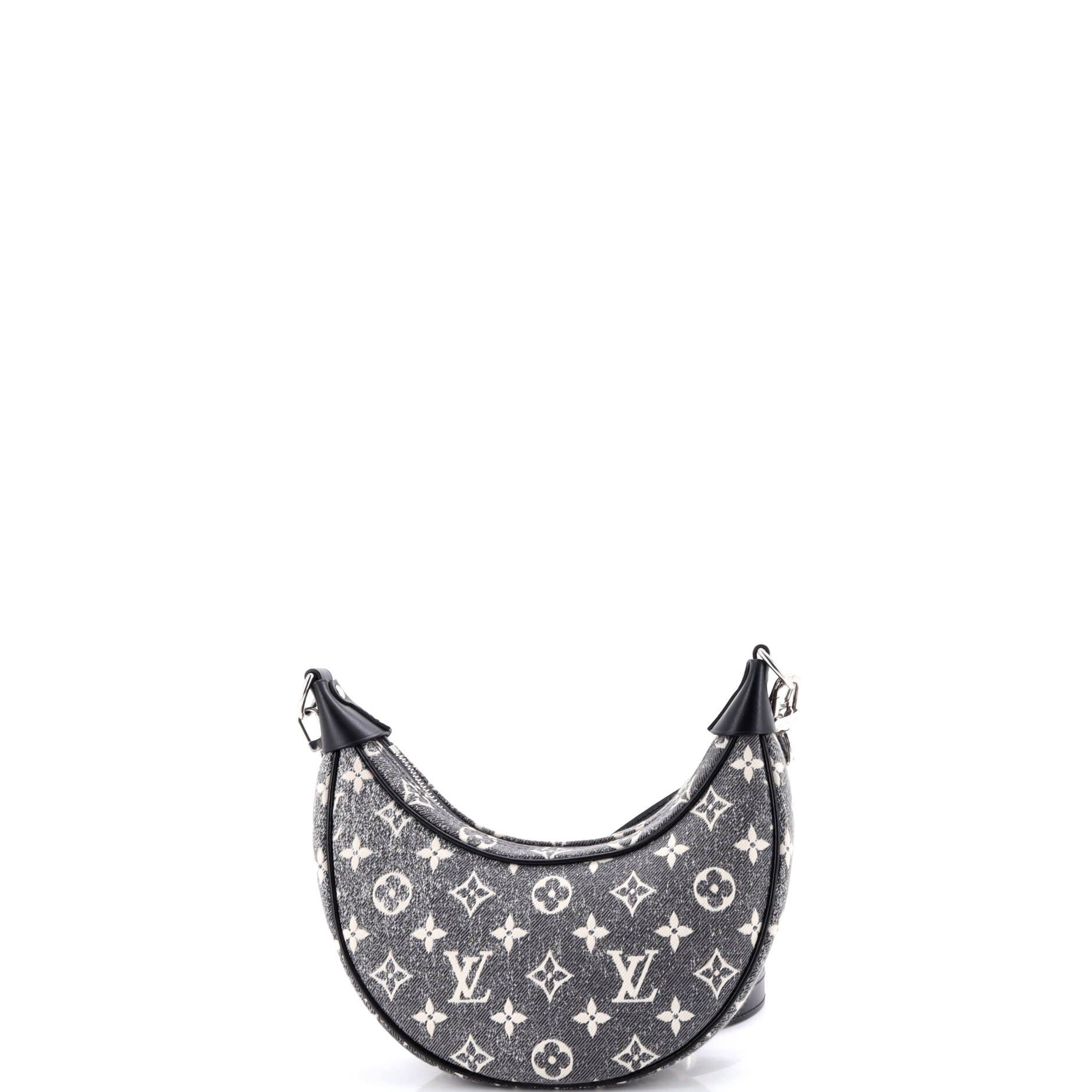 Loop Handbag Monogram Jacquard Denim