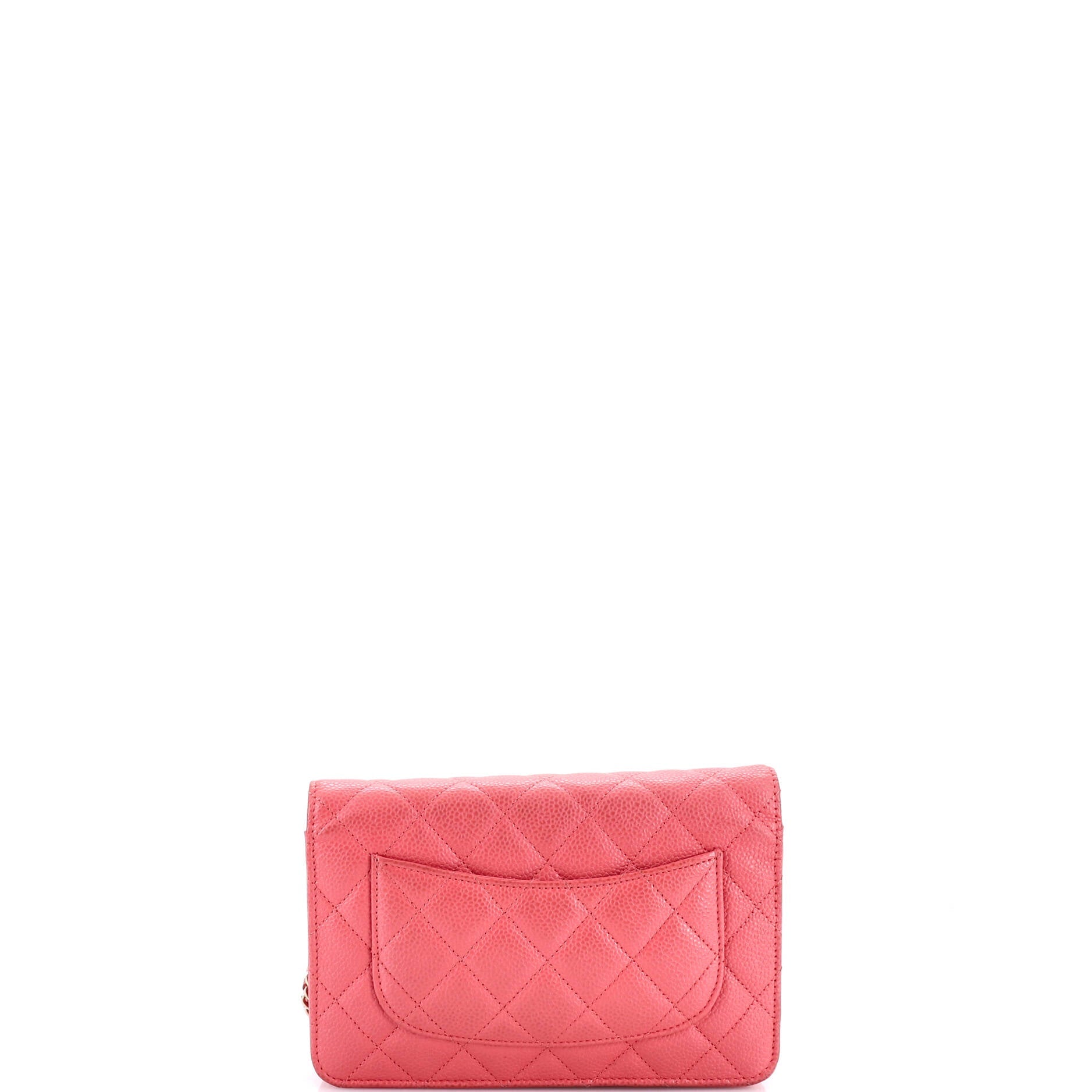 Wallet on Chain Quilted Caviar