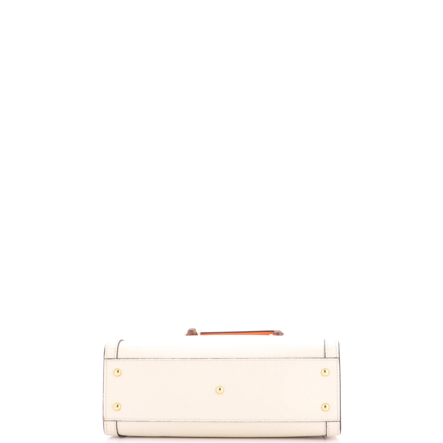 Diana NM Bamboo Handle Tote Leather Small