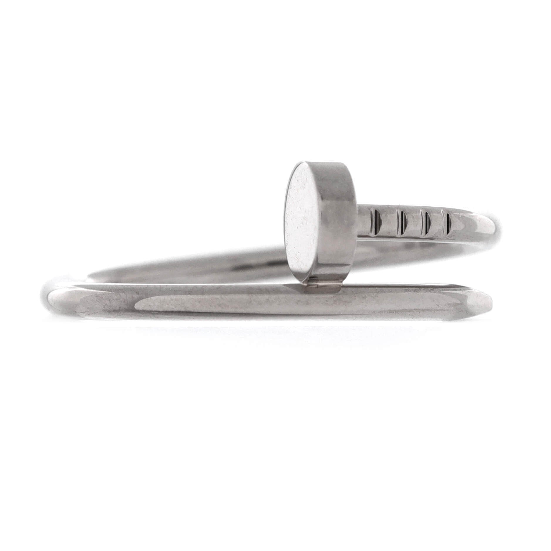Juste un Clou Ring 18K White Gold