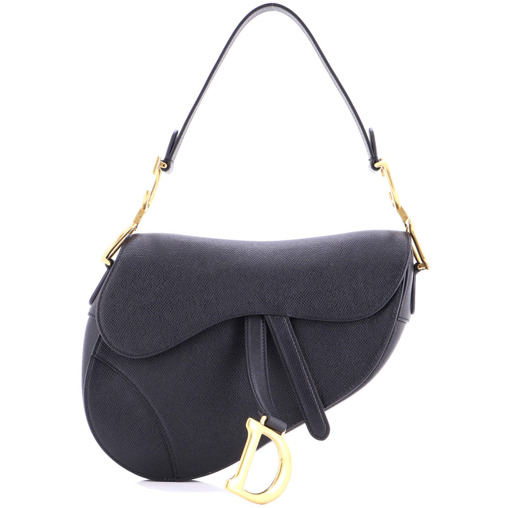Saddle Handbag Leather Medium