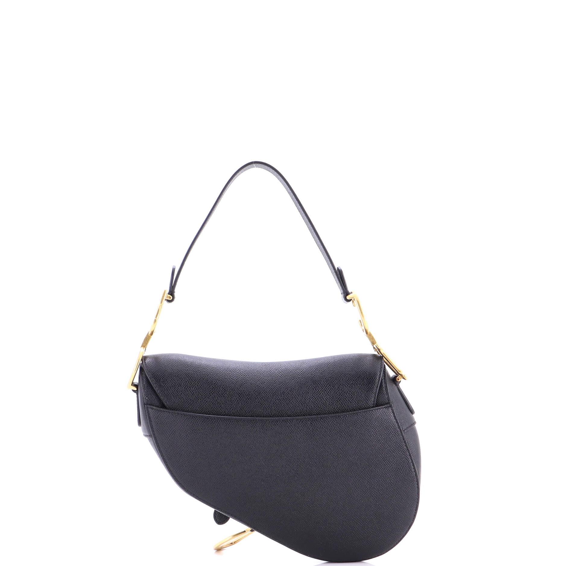 Saddle Handbag Leather Medium