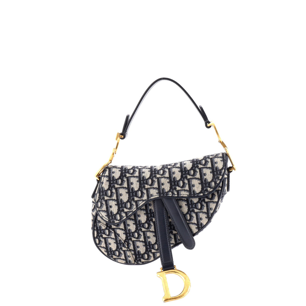 Saddle Handbag Oblique Canvas Mini
