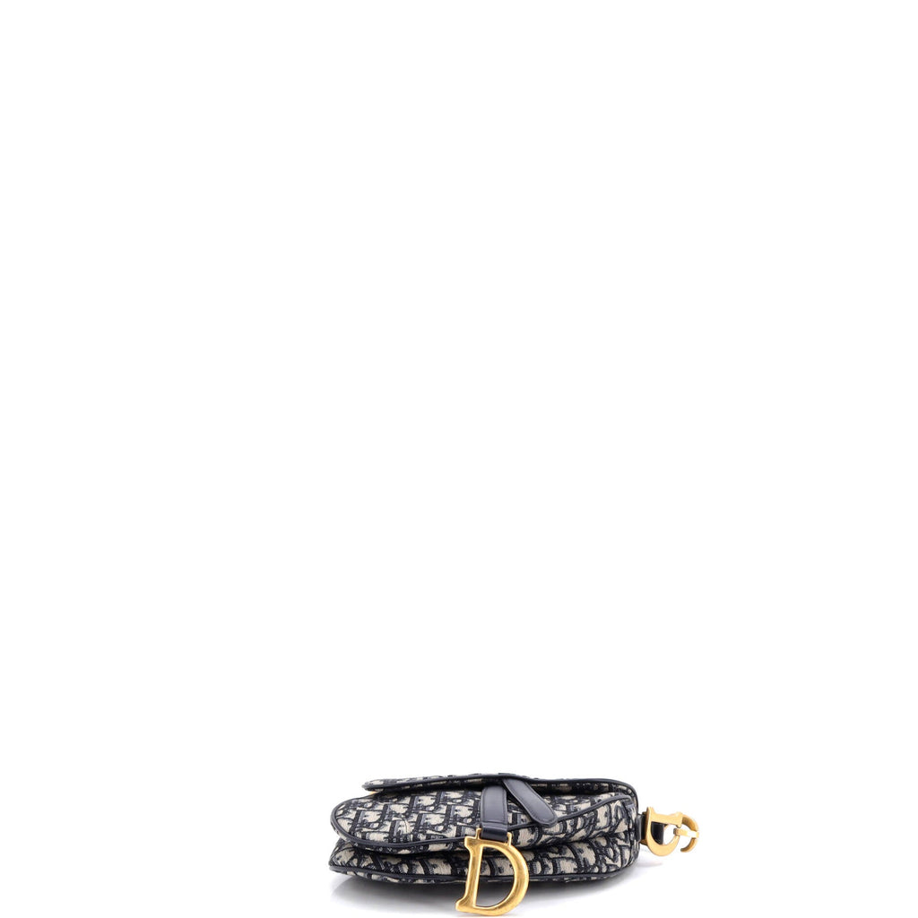 Saddle Handbag Oblique Canvas Mini