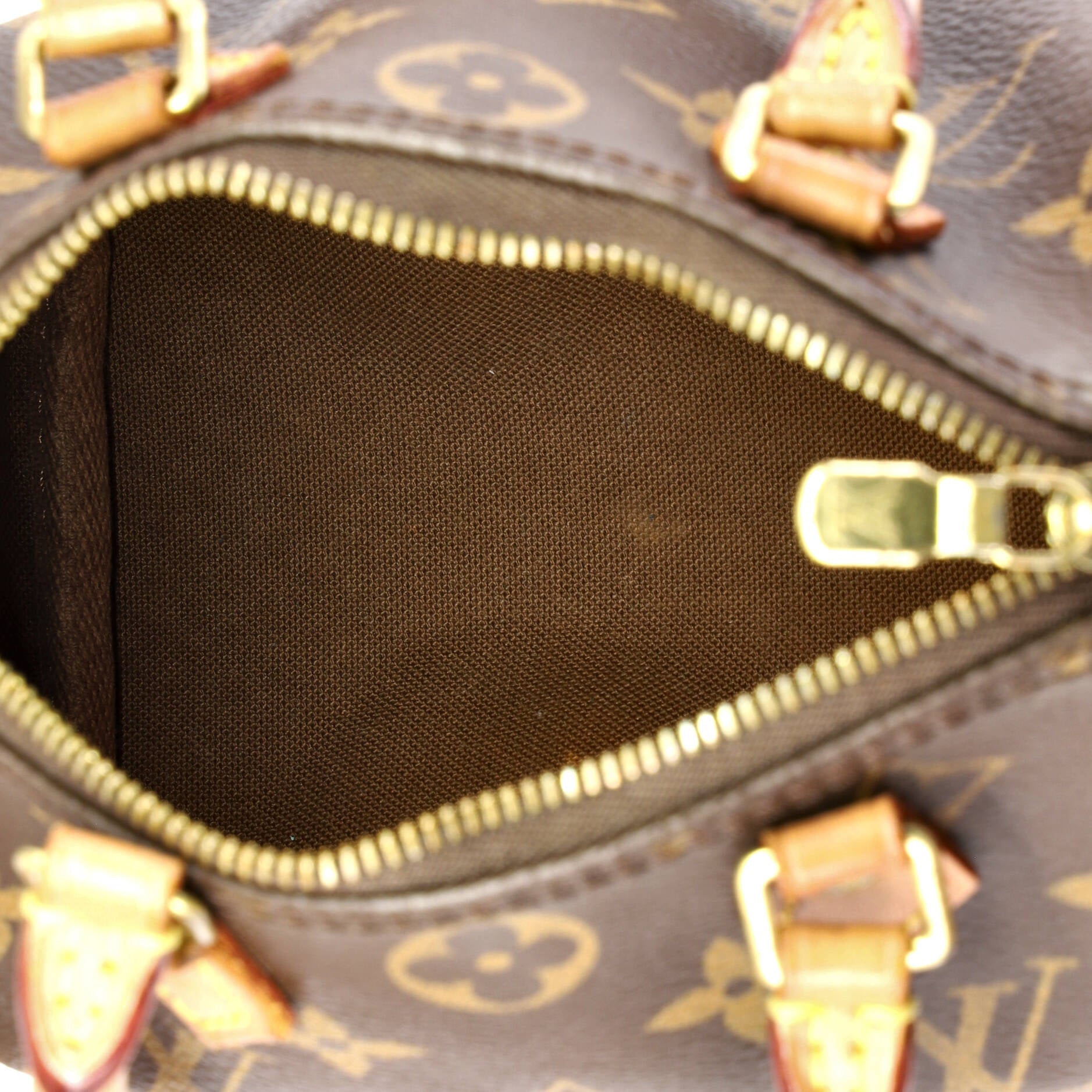 Speedy Bandouliere Bag Monogram Canvas Nano