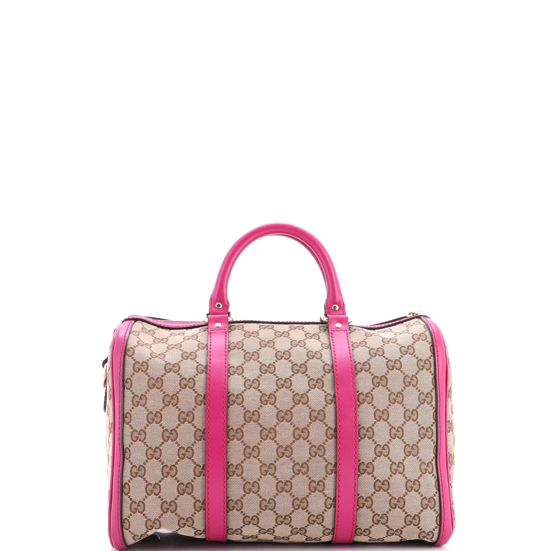 Convertible Joy Boston Bag GG Canvas with Leather Medium