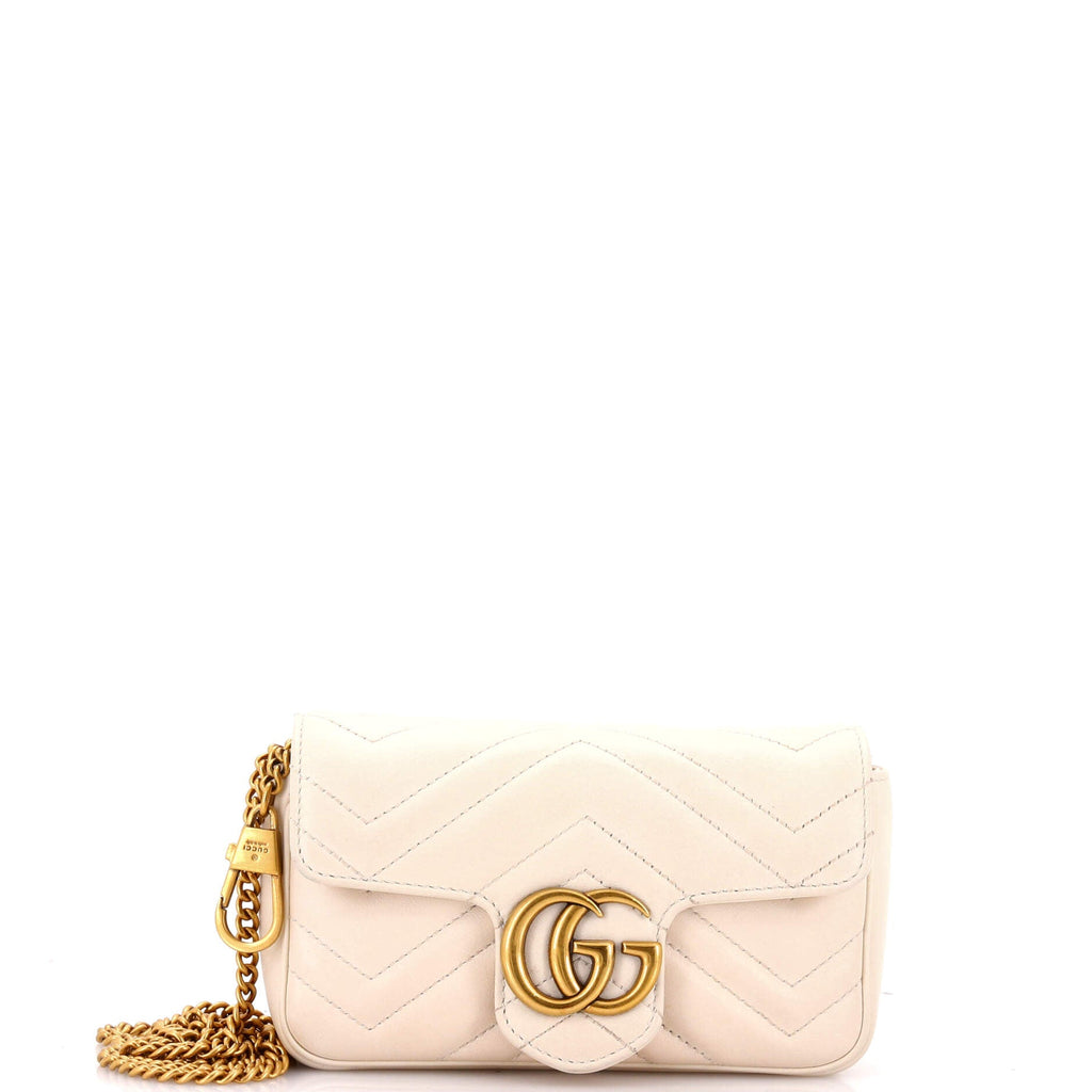 GG Marmont Flap Bag Matelasse Leather Super Mini
