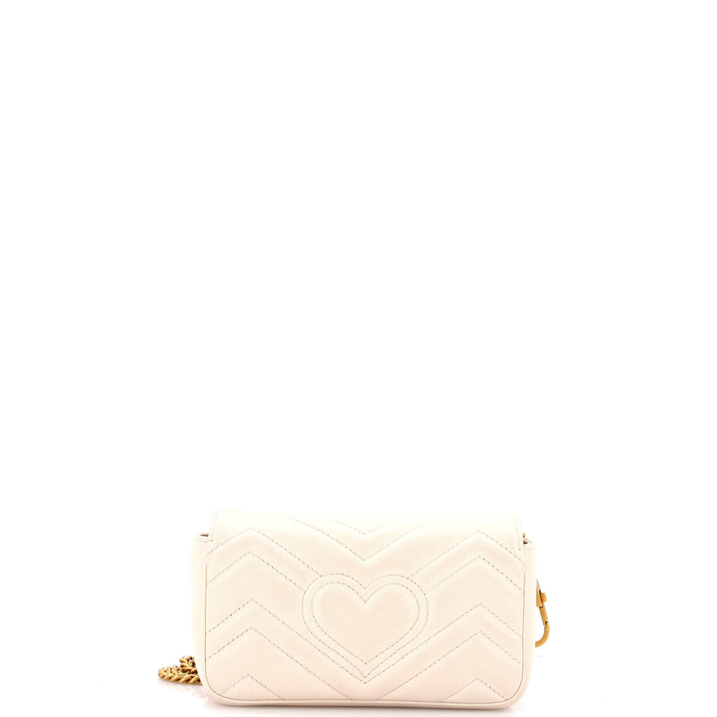 GG Marmont Flap Bag Matelasse Leather Super Mini