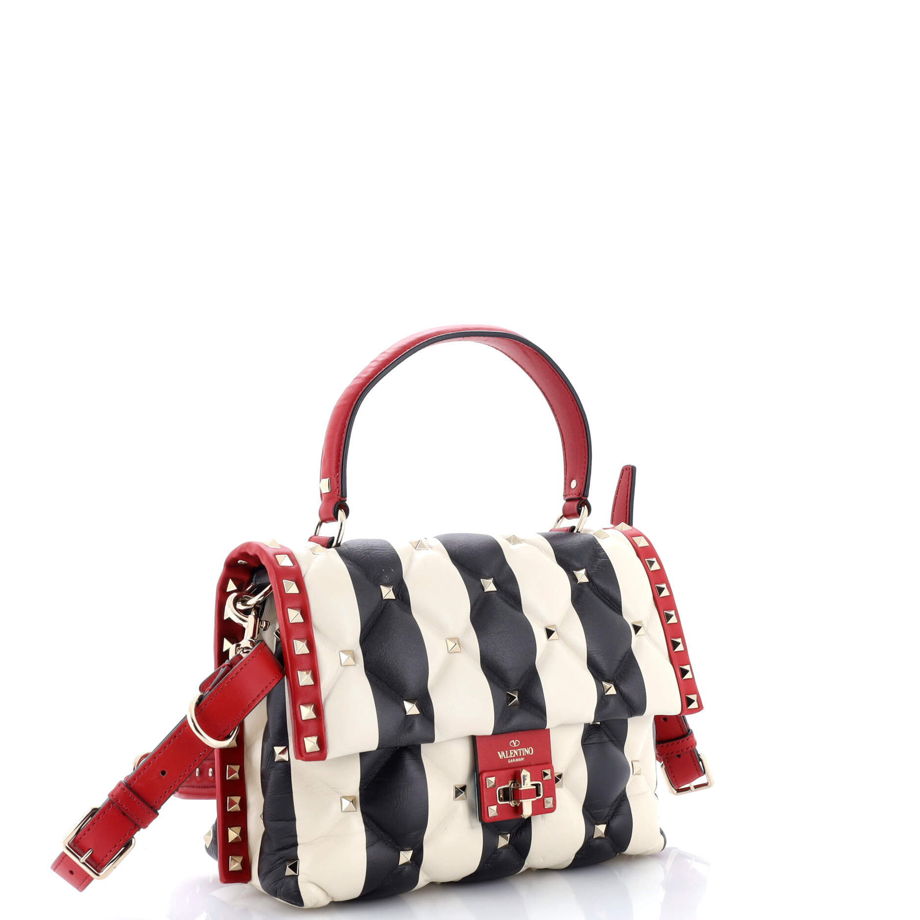 Candystud Top Handle Bag Leather Medium