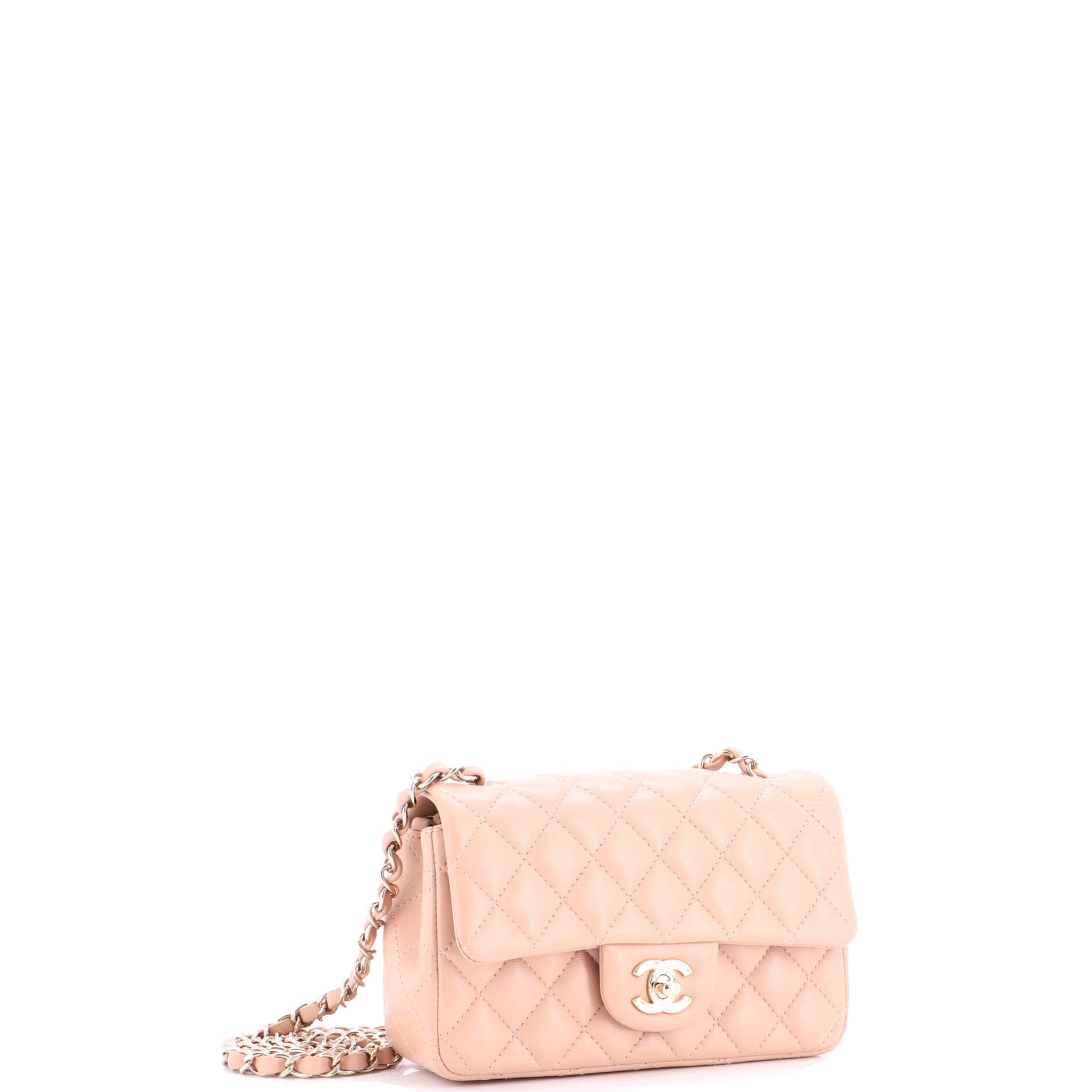 Classic Single Flap Bag Quilted Lambskin Mini
