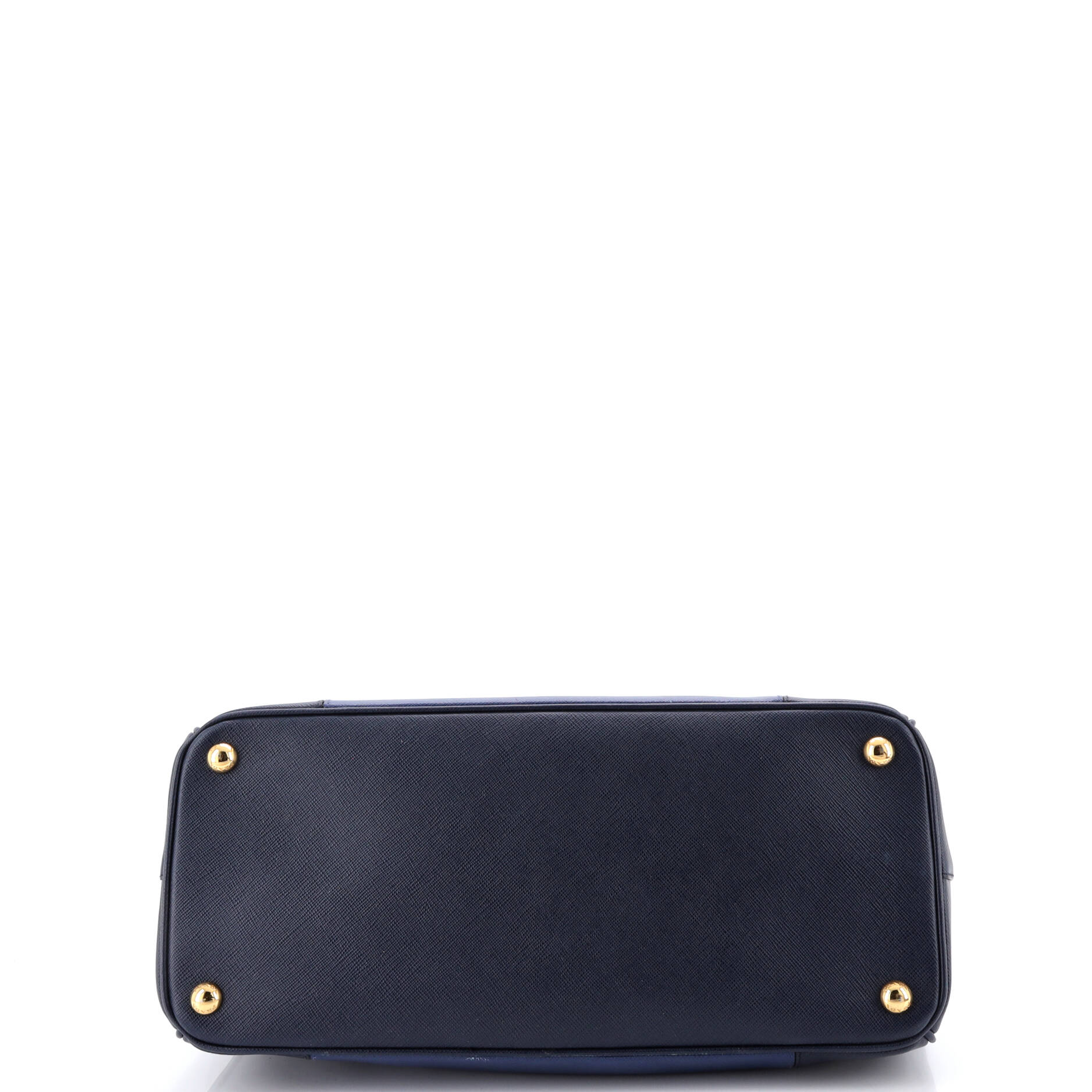 Bicolor Double Zip Lux Tote Saffiano Leather Medium