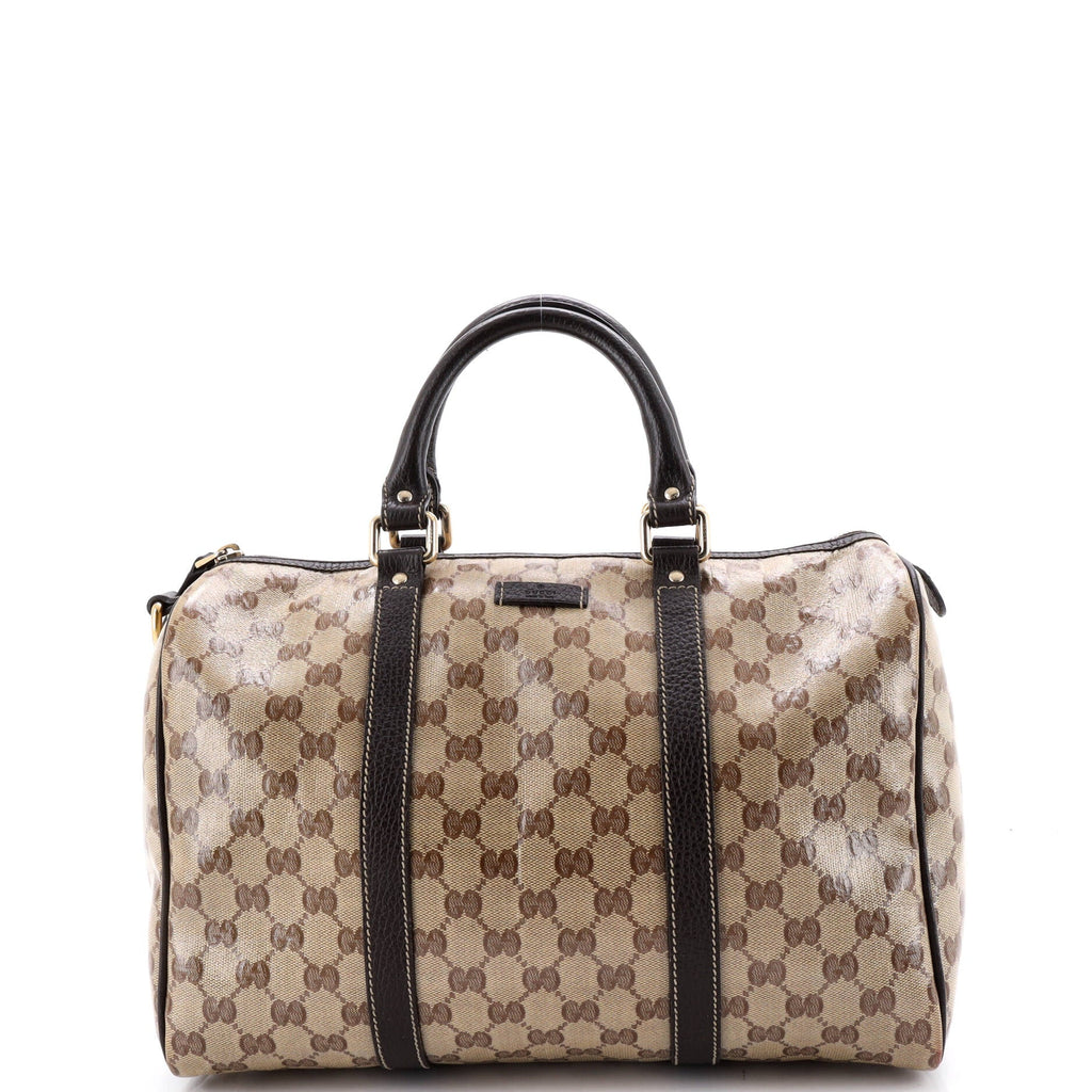 Joy Boston Bag GG Coated Canvas Medium