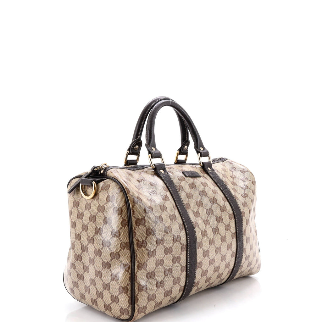 Joy Boston Bag GG Coated Canvas Medium
