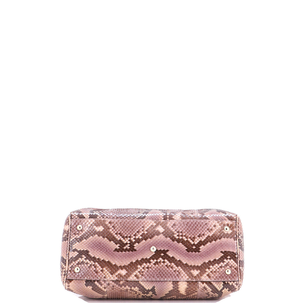 Bamboo Shopper Tote Python Medium