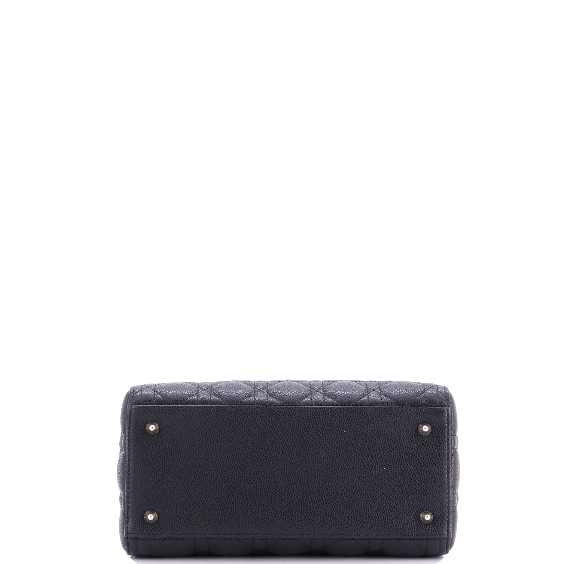 Lady Dior Bag Cannage Quilt Grained Calfskin Medium